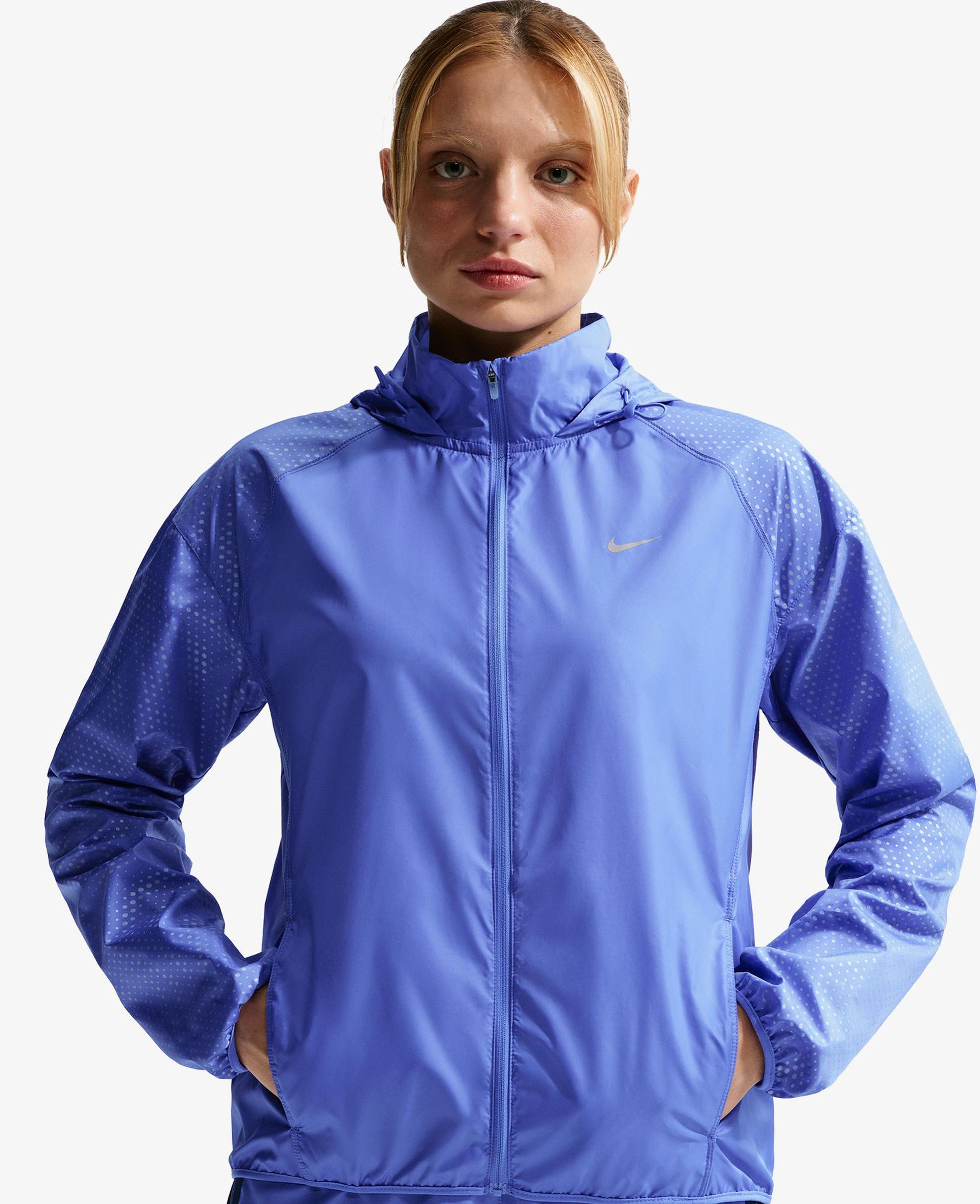 Nike Tempo Repel Flash Kadın Mor Ceket