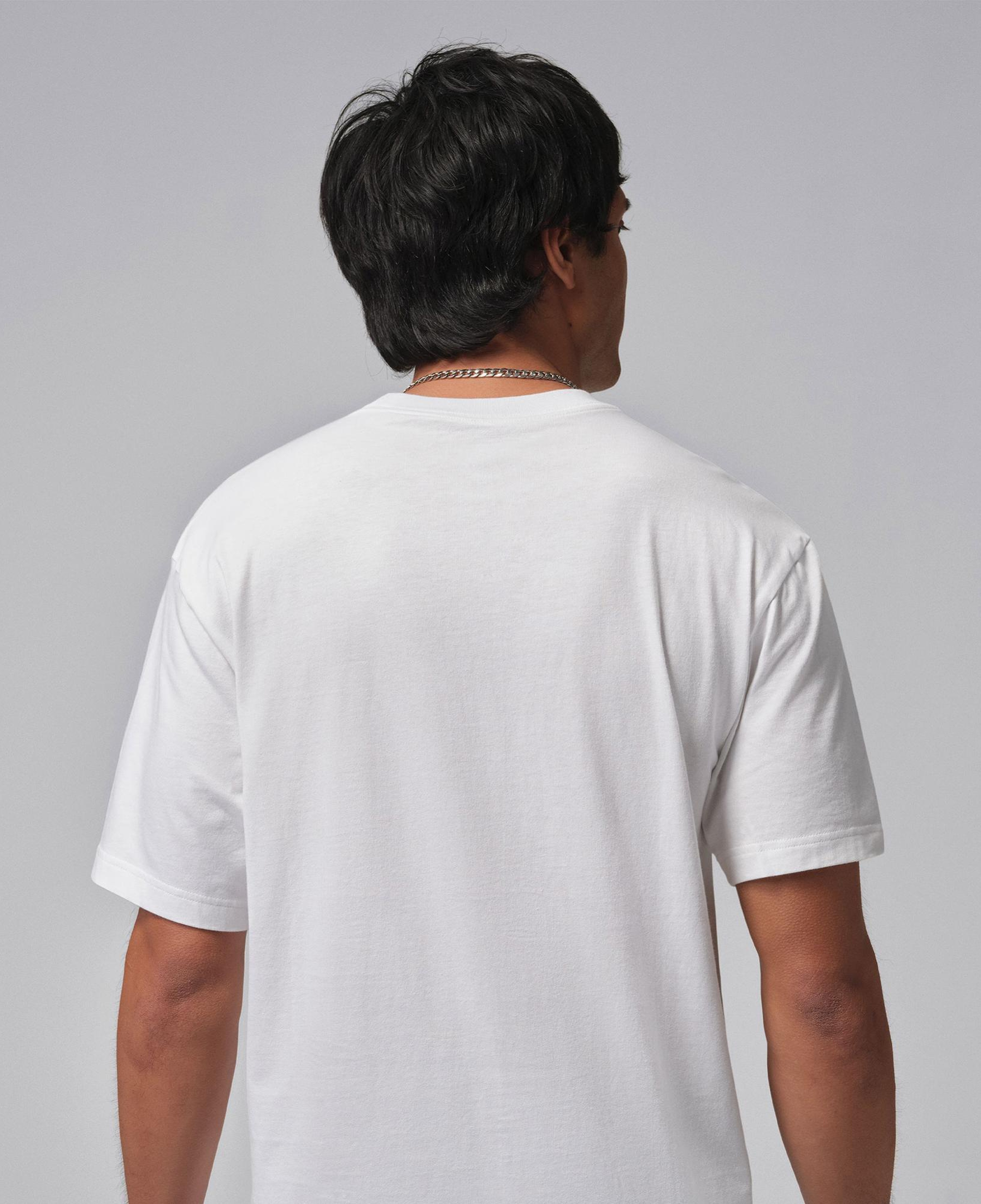 Jordan Sneaker Patch Erkek Beyaz T-Shirt