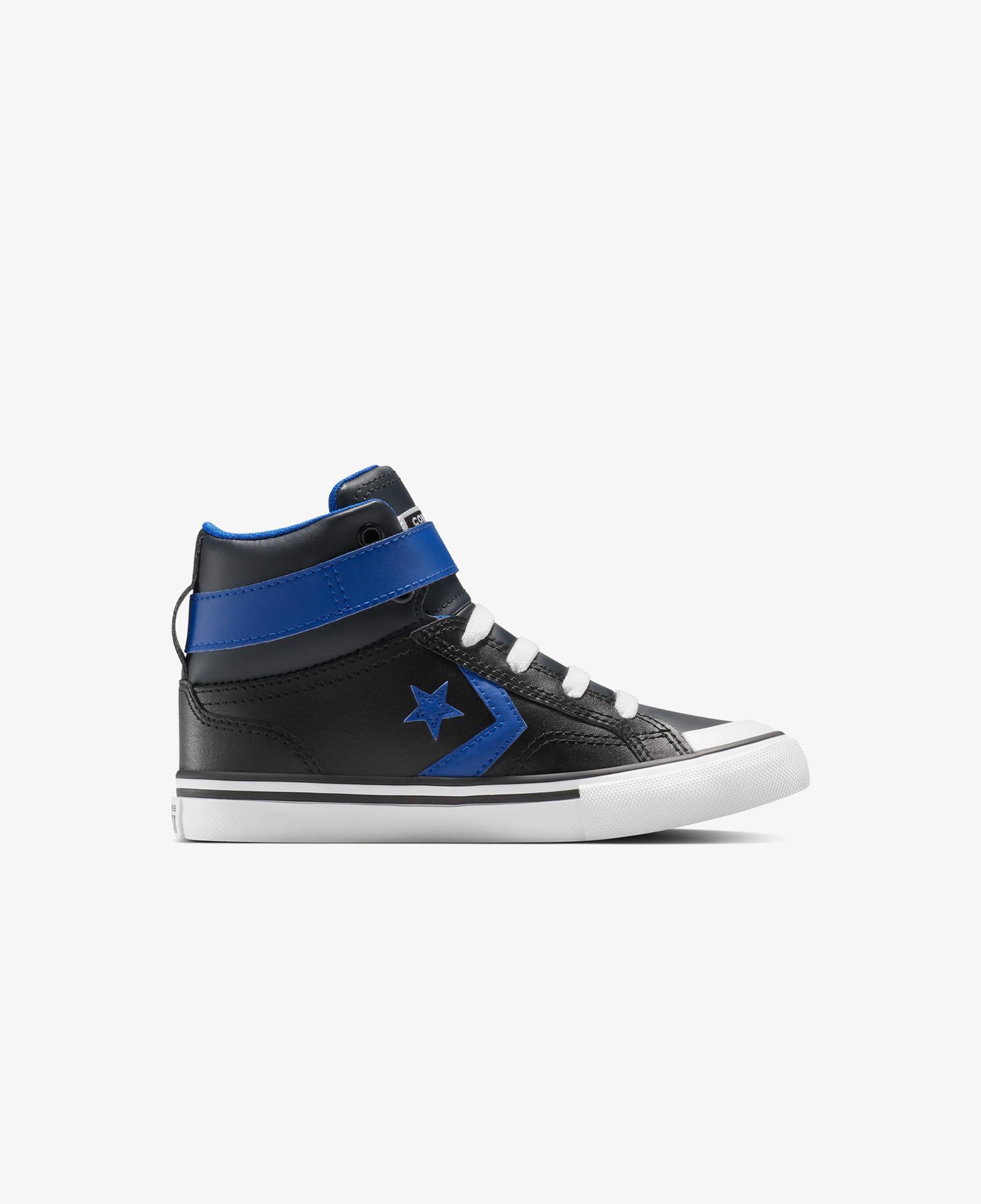 Converse Pro Blaze Strap Leather Easy On Çocuk Siyah Sneaker