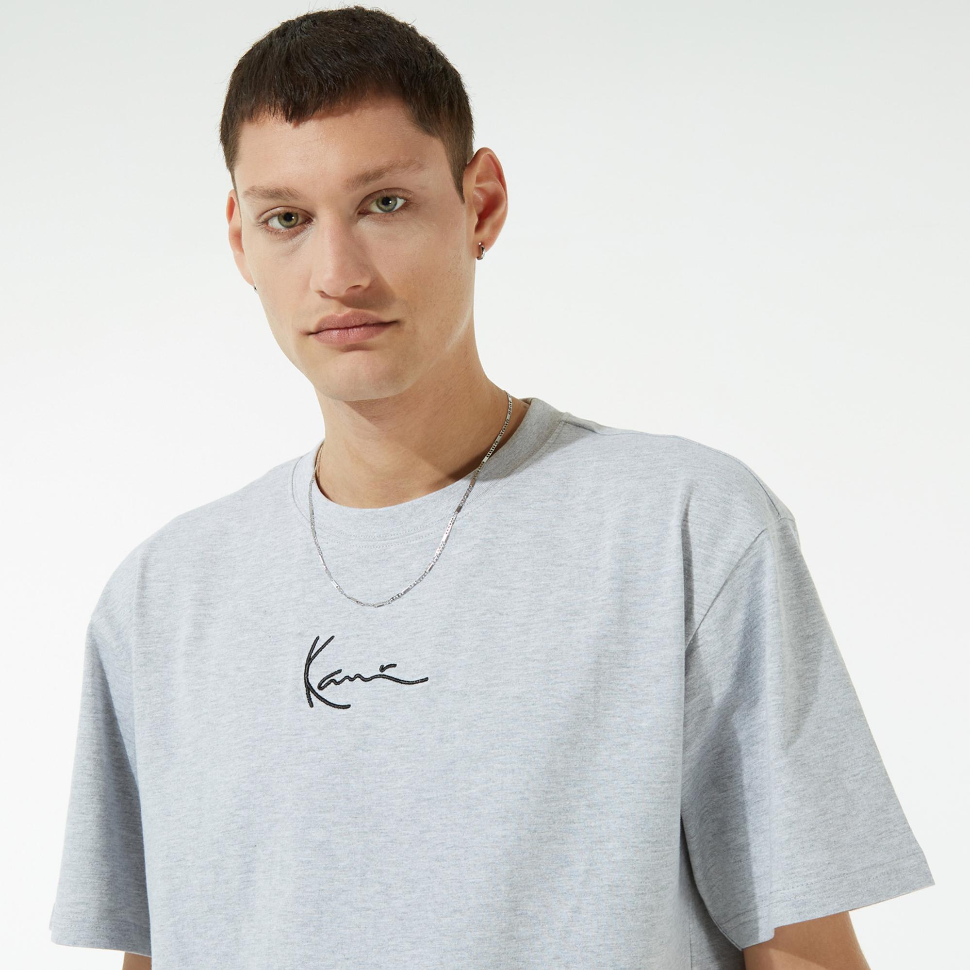Karl Kani Small Signature Erkek Gri T-Shirt