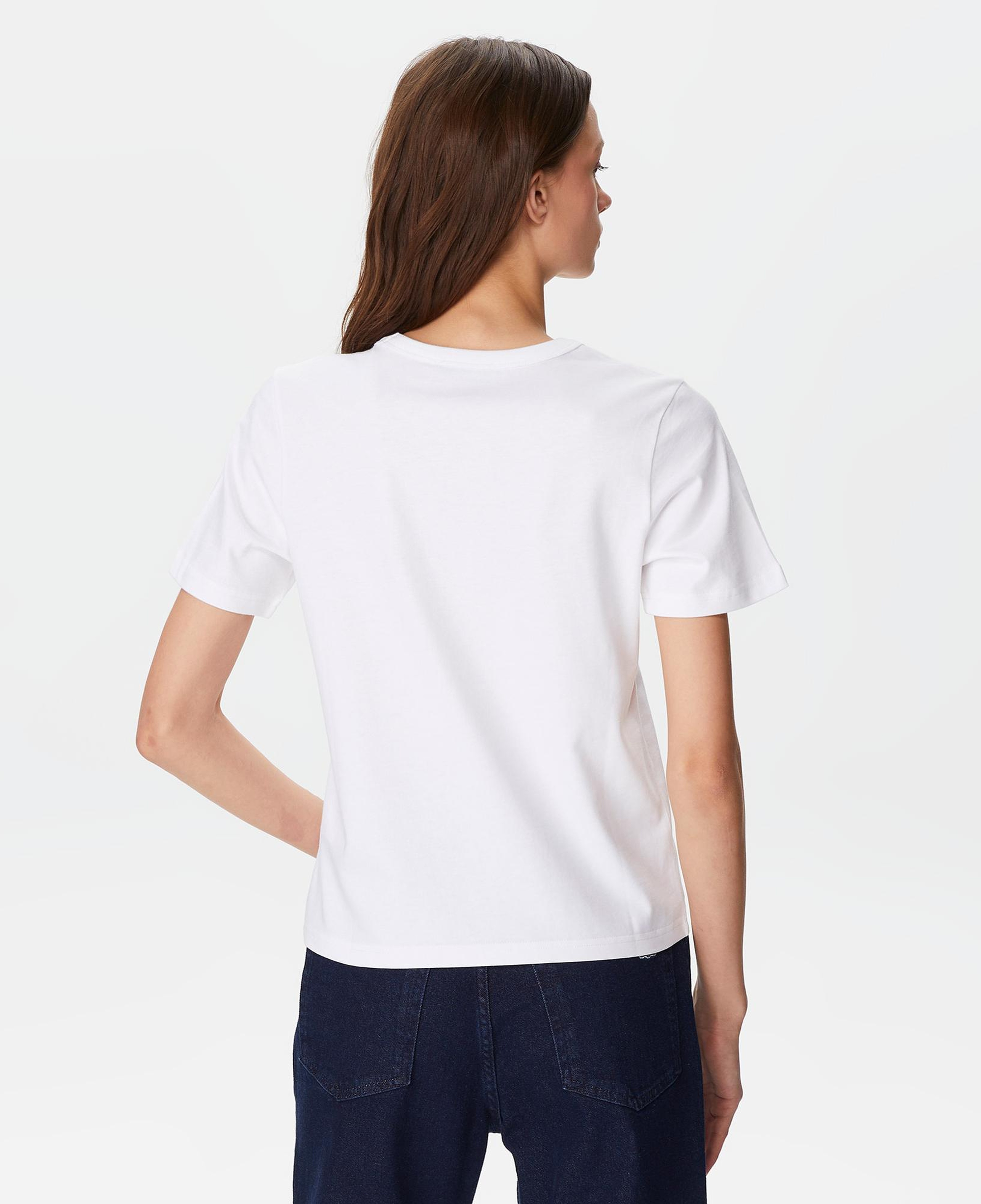 Les Benjamins Regular 402 Kadın Beyaz T-Shirt