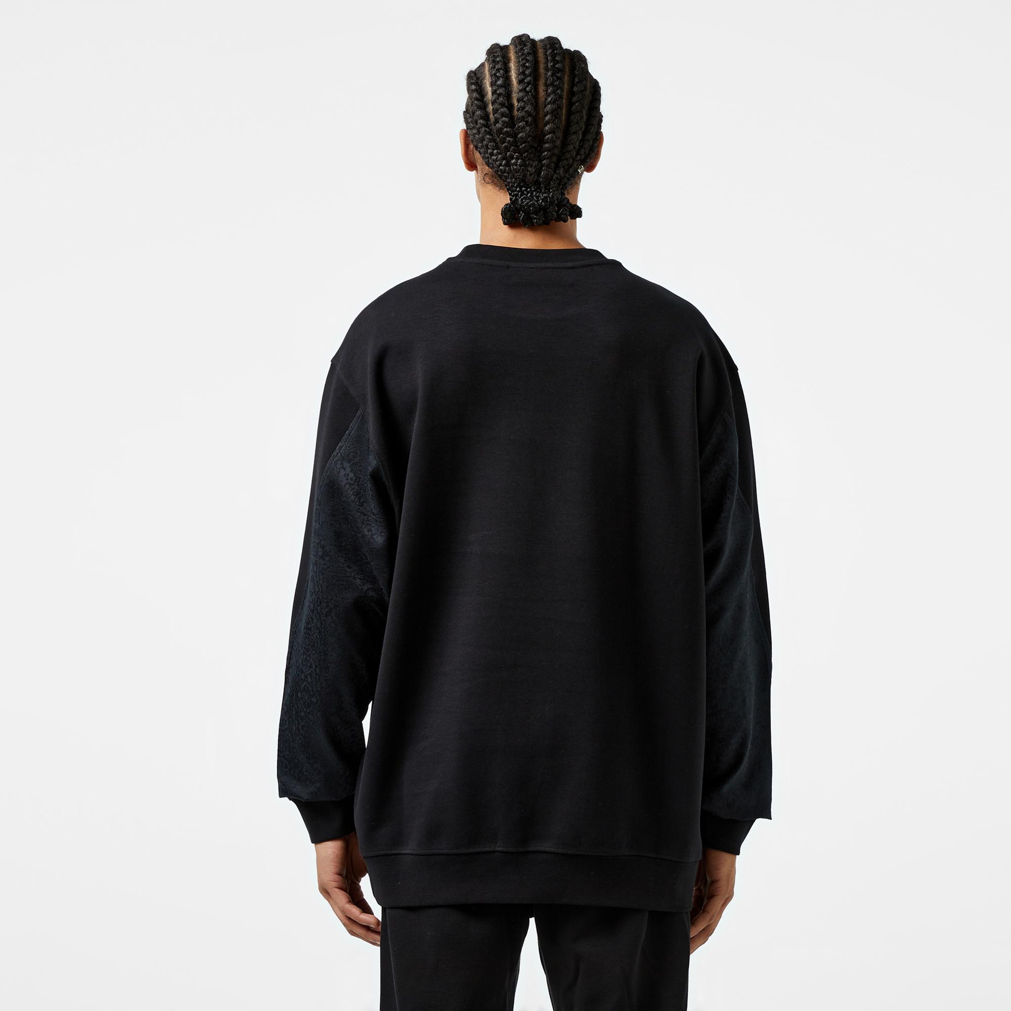 Les Benjamins 403 Erkek Siyah Sweatshirt