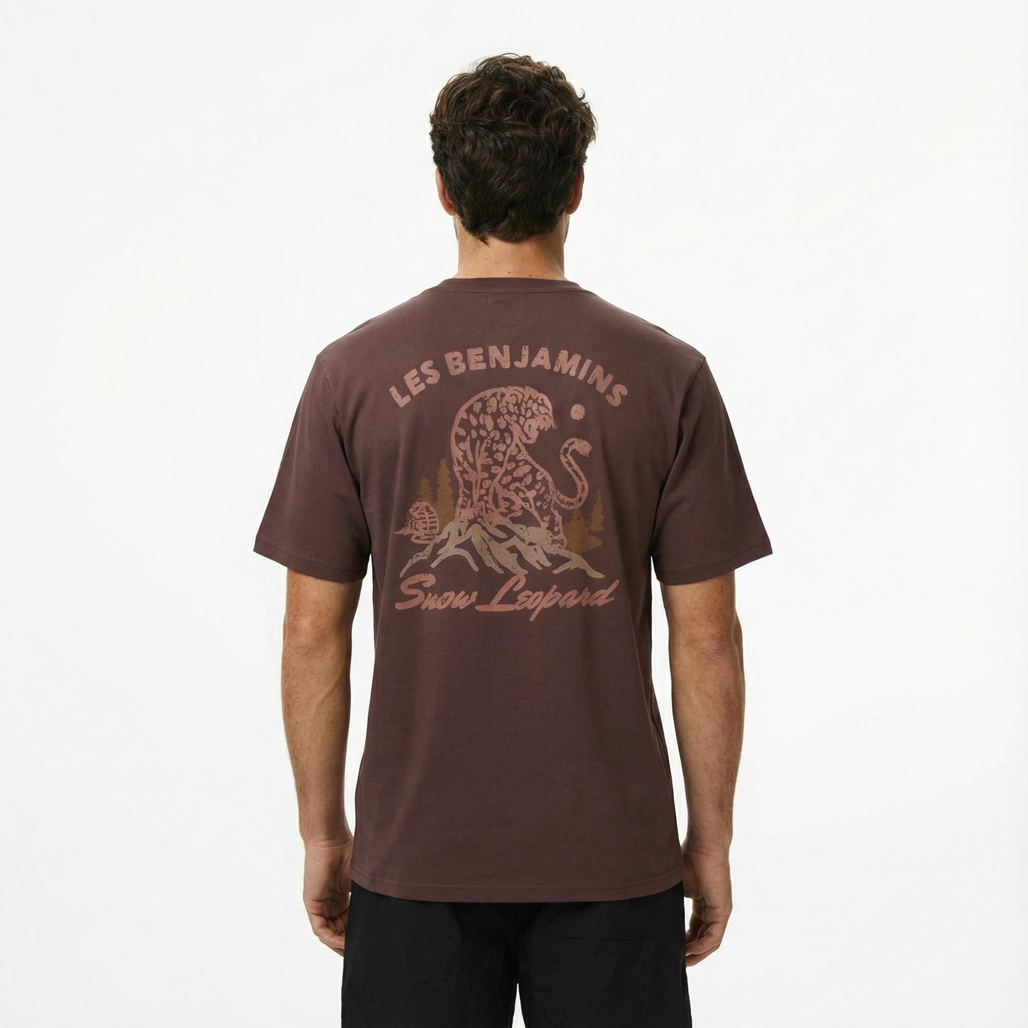 Les Benjamins Relaxed 010 Erkek Kahverengi T-Shirt