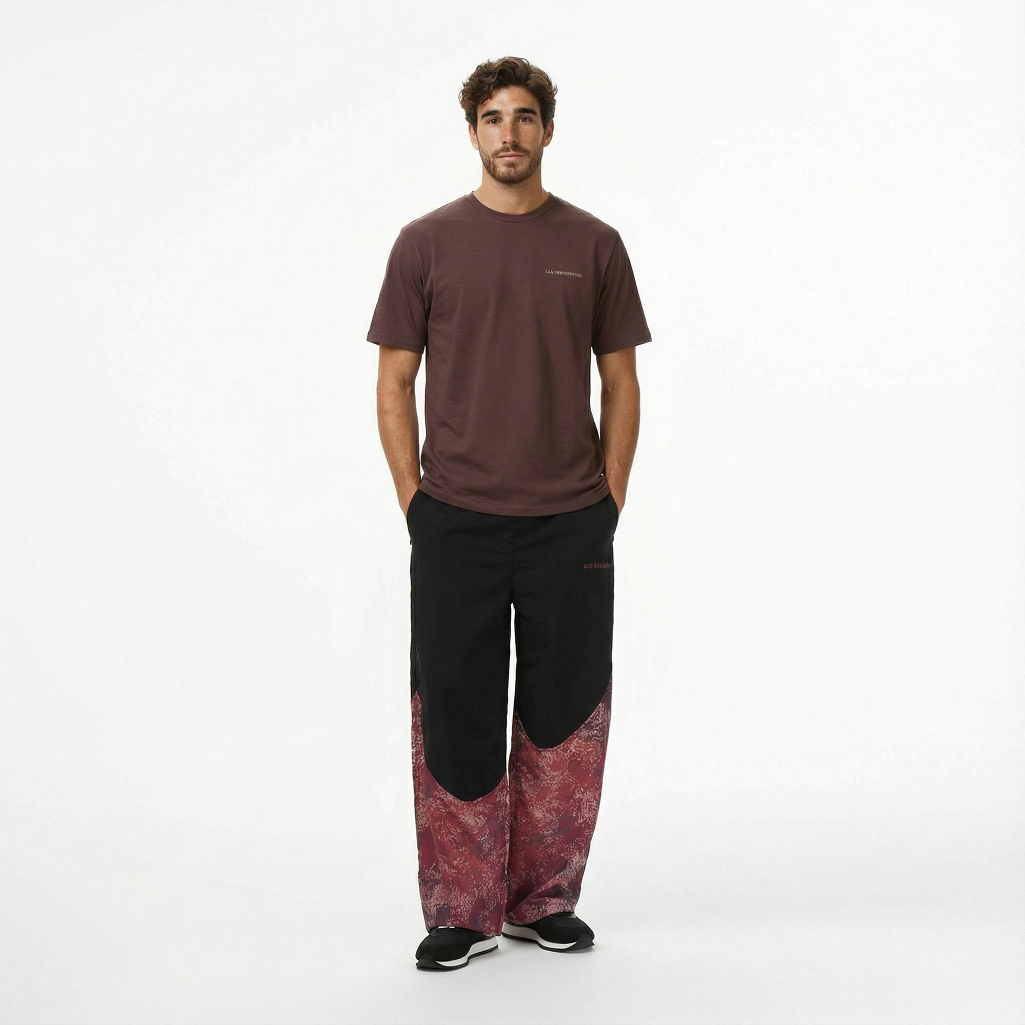 Les Benjamins Relaxed 010 Erkek Kahverengi T-Shirt