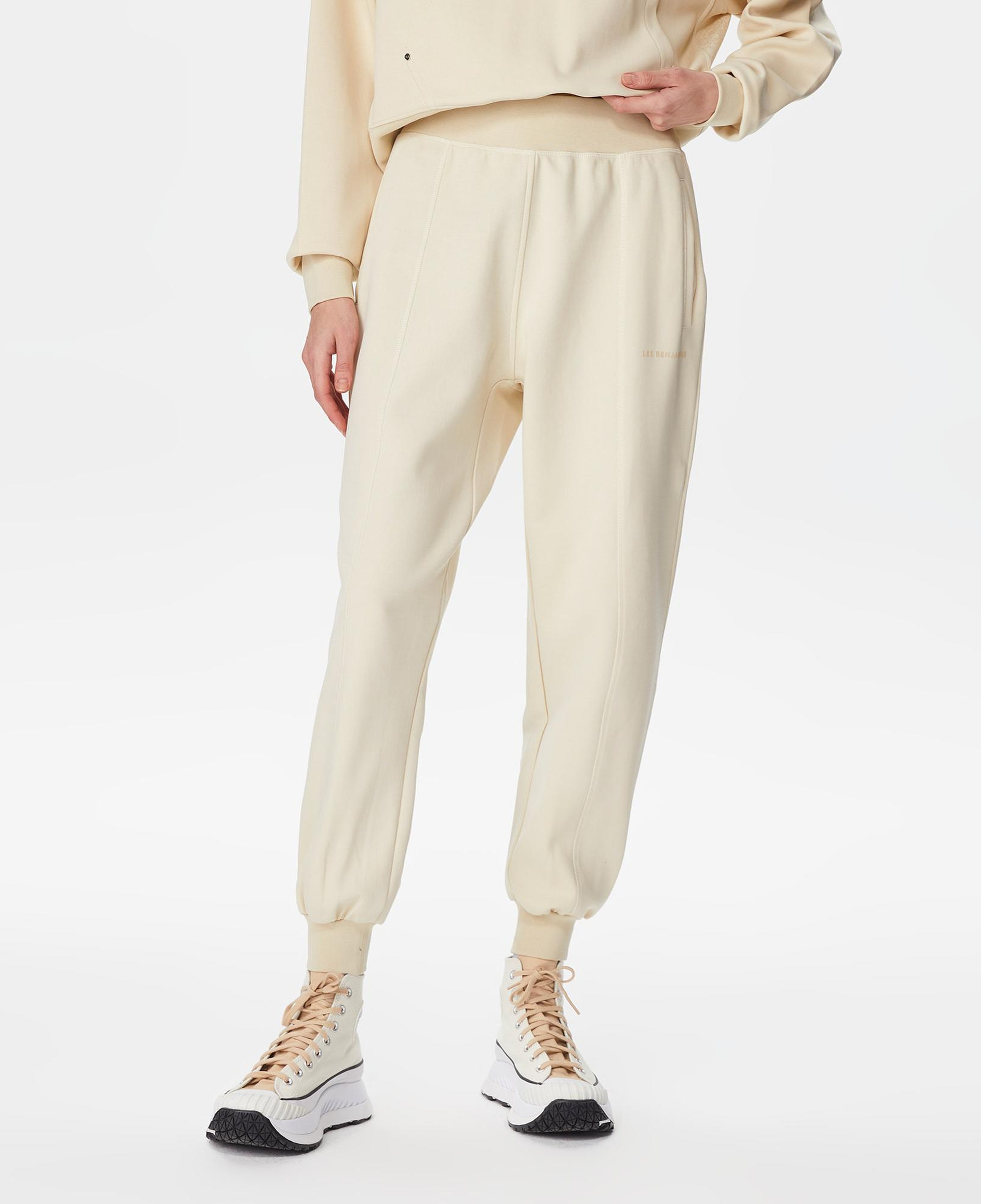 Les Benjamins 410 Kadın Krem Rengi Eşofman Altı