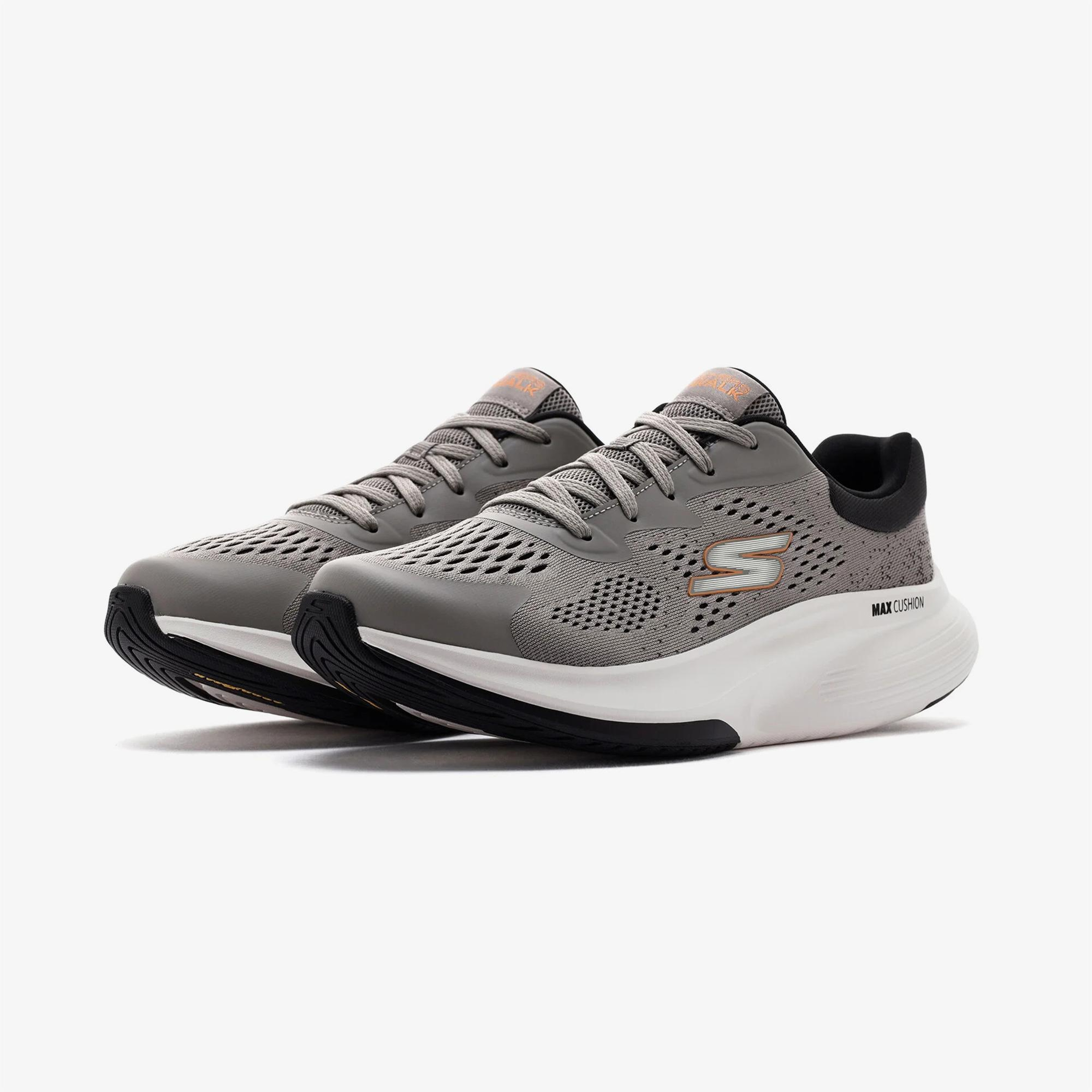 Skechers Go Walk Max Walker Augustus Erkek Gri Spor Ayakkabı