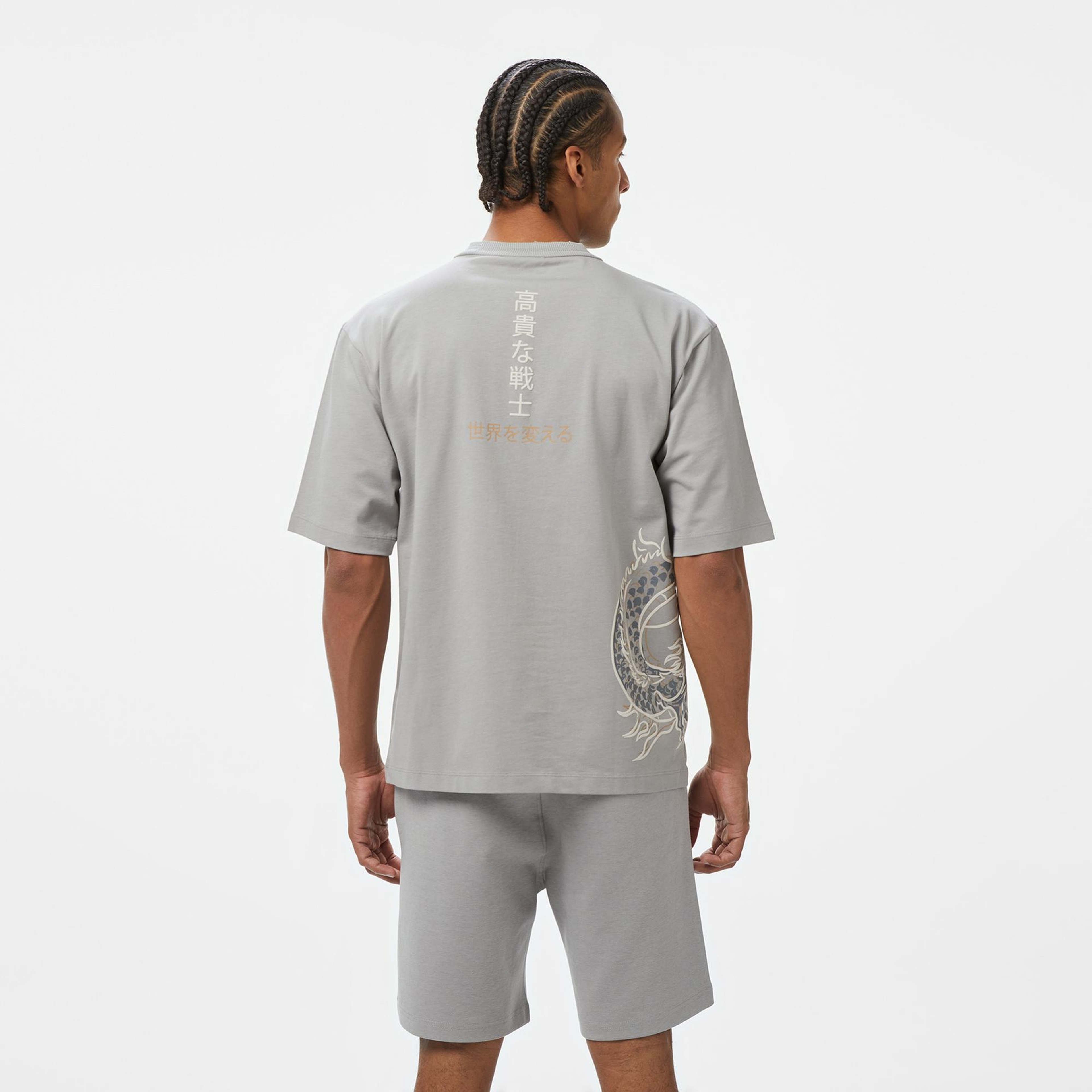 UNITED4 Classic Erkek Gri T-Shirt