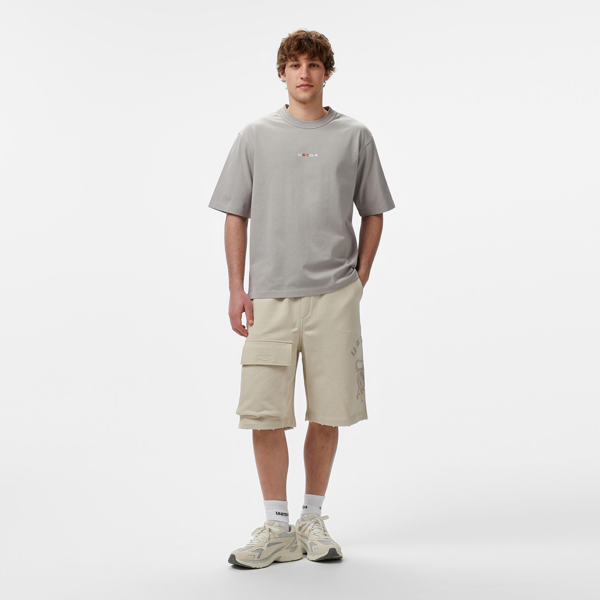 UNITED4 Comfort Erkek Gri T-Shirt