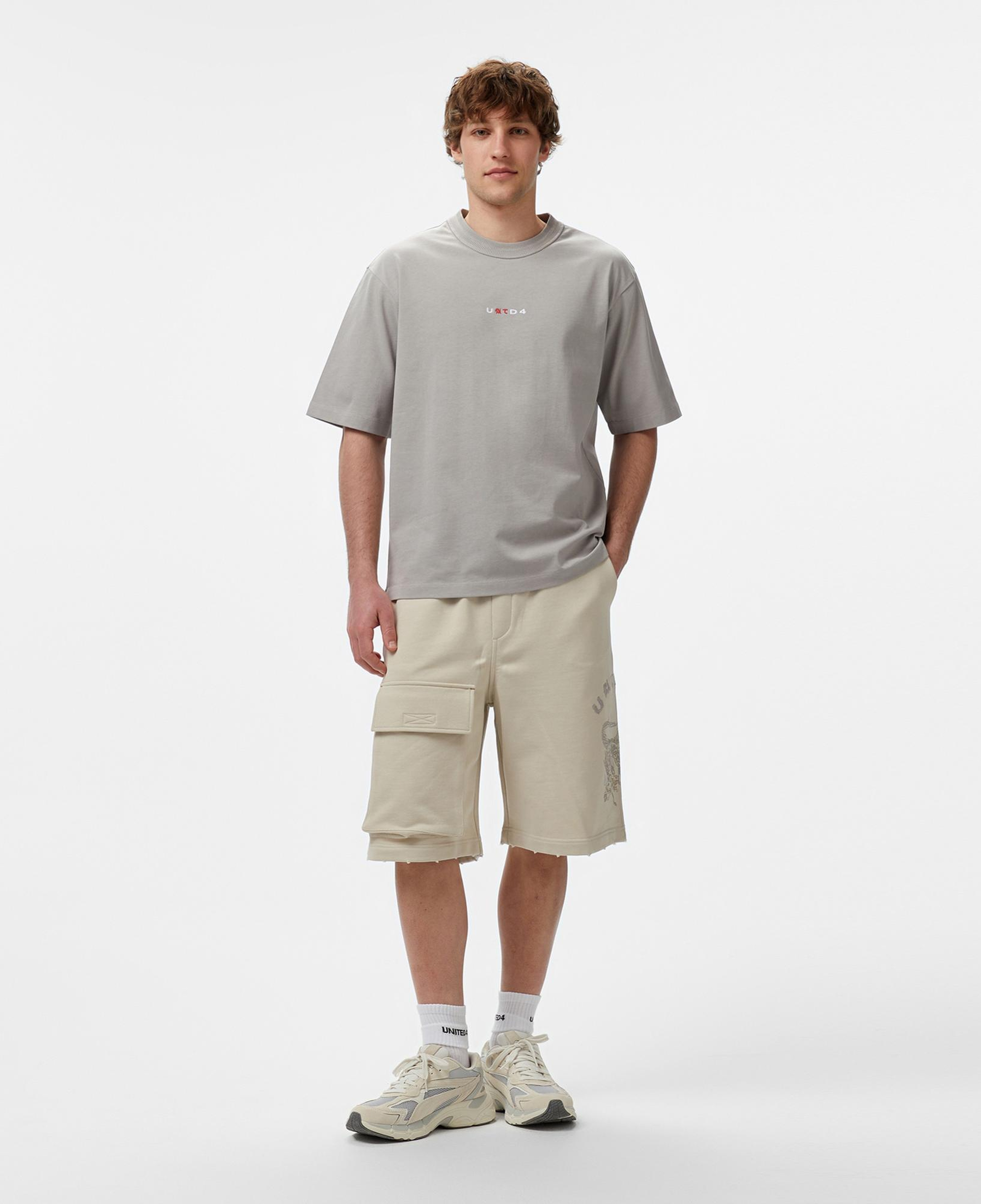 UNITED4 Comfort Erkek Gri T-Shirt