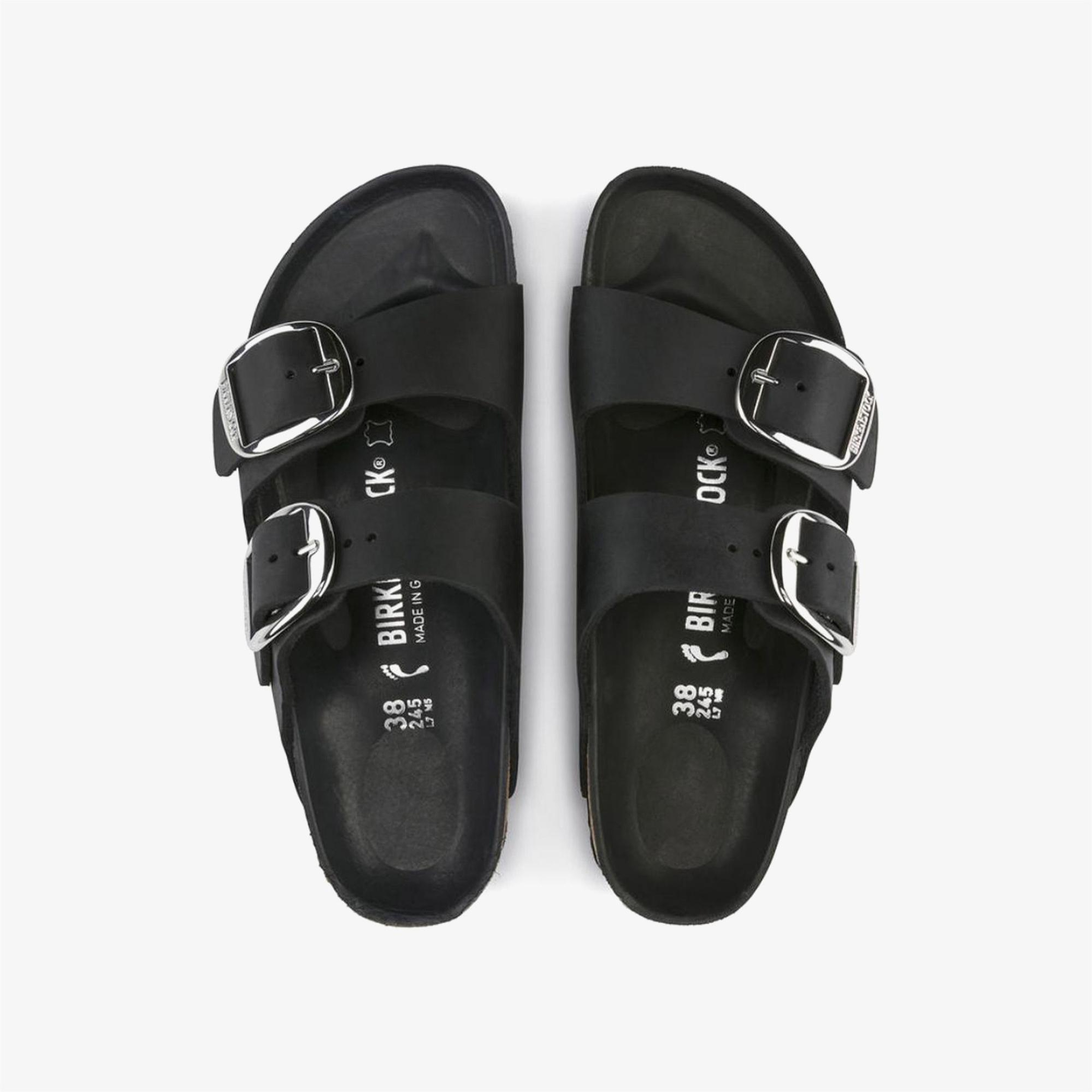 Birkenstock Arizona Big Buckle Leoi Kadın Siyah Terlik