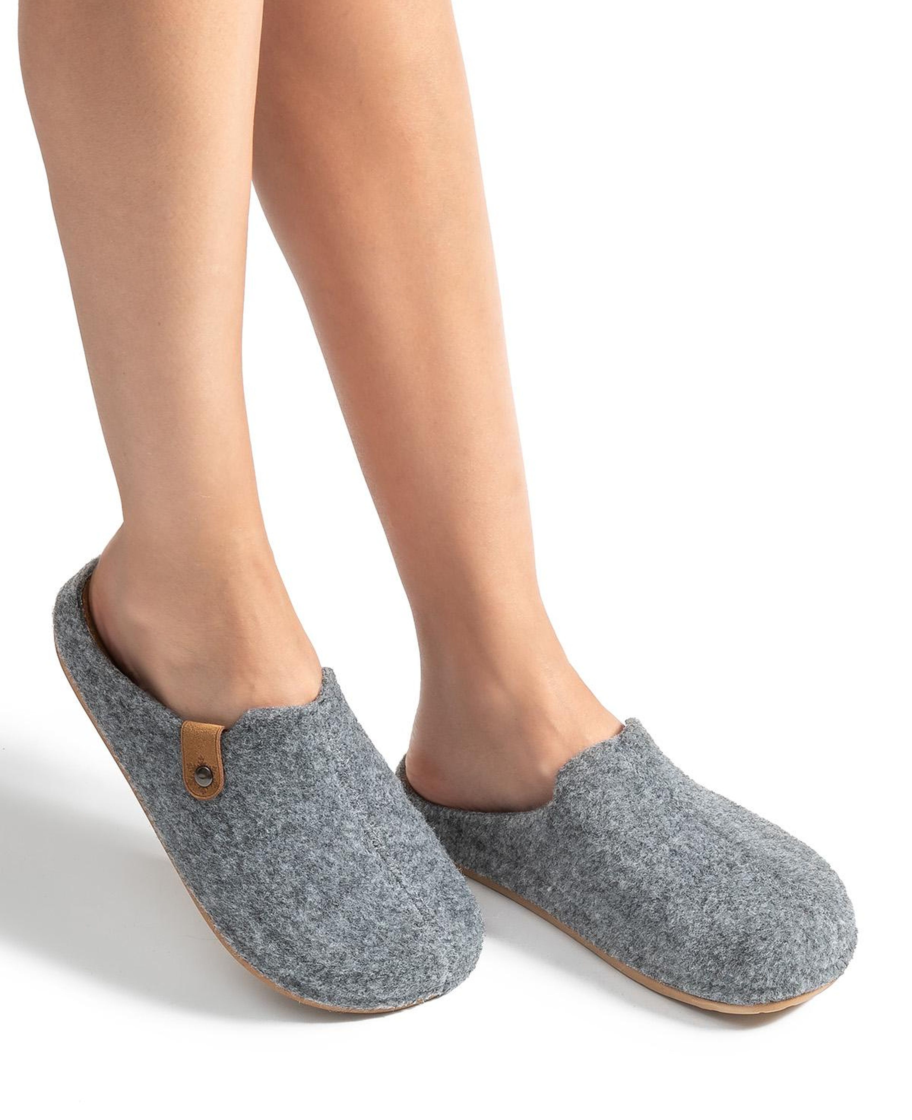 Teina Kadın,Garson Boy Ev Terliği Füme 36/40