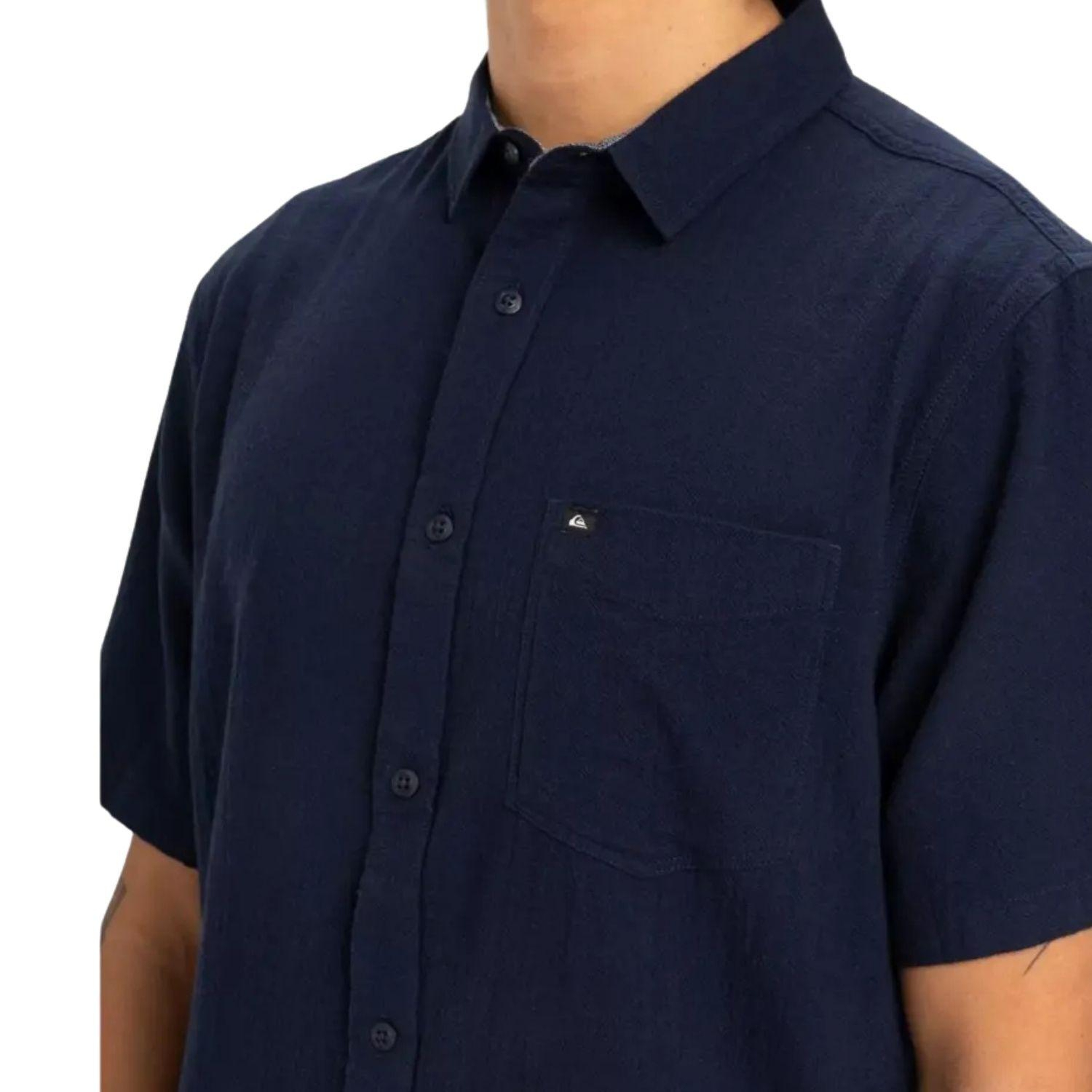 Quiksilver Time Box Erkek Mavi Gömlek