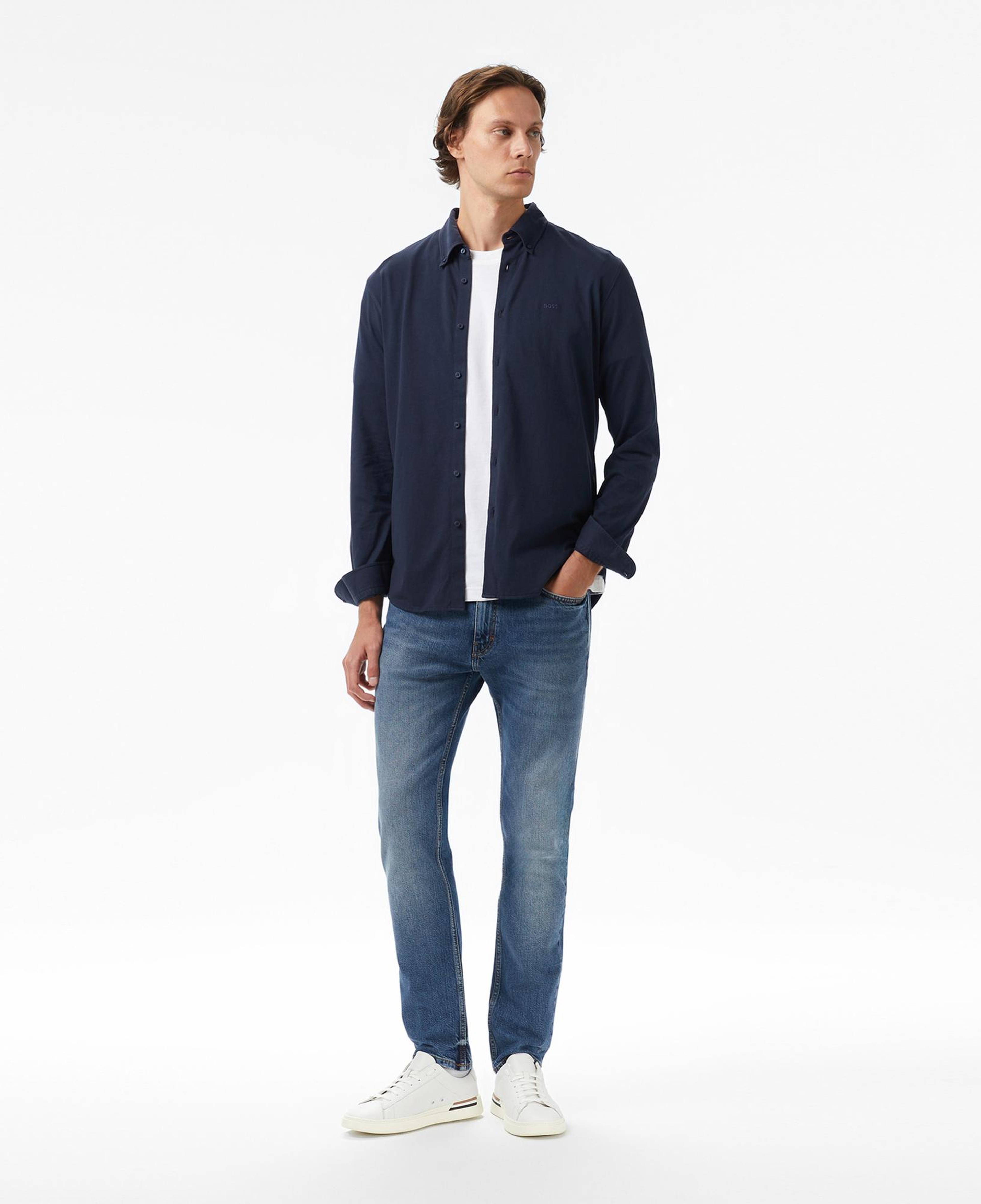 Boss Erkek Lacivert Gömlek