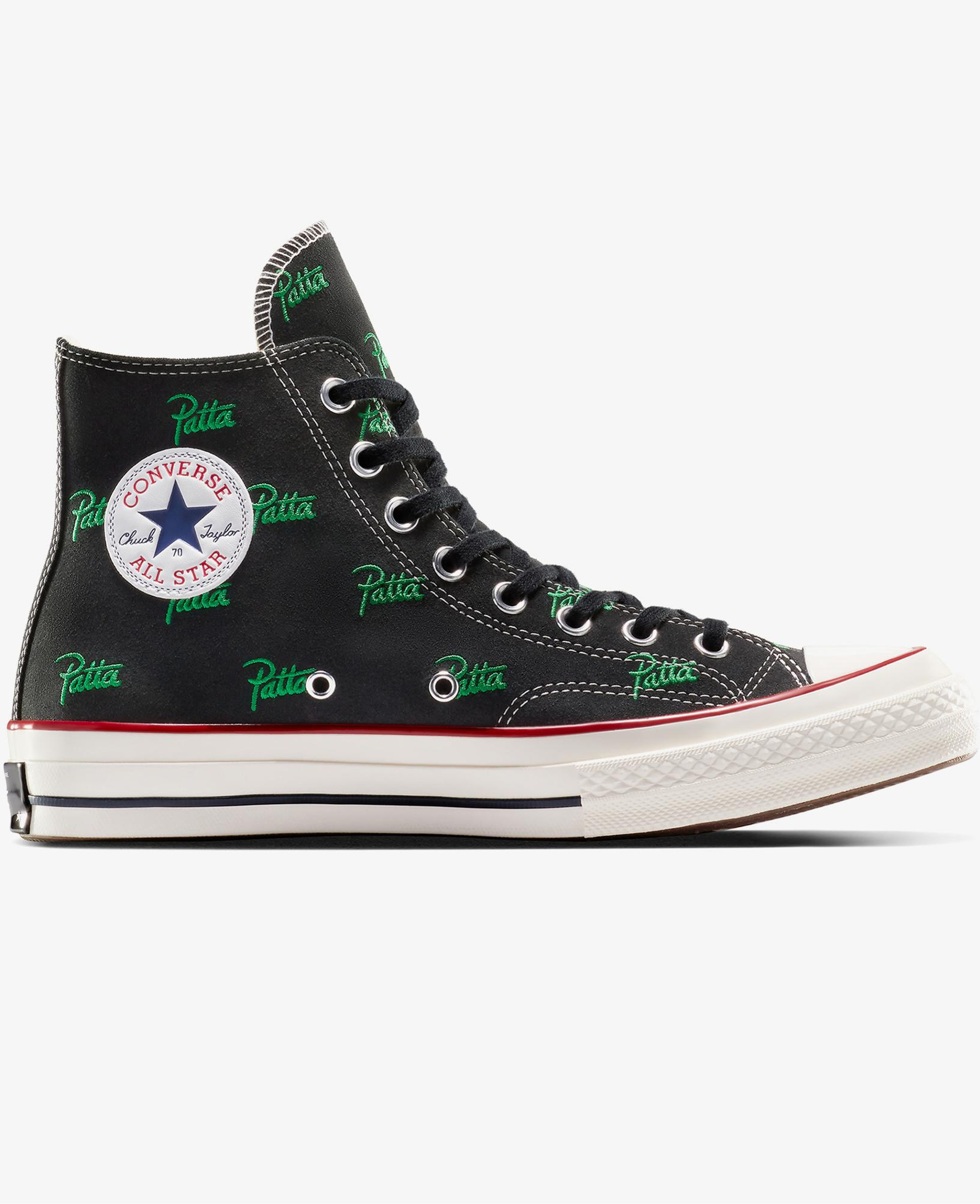 Converse X Patta Chuck 70 Unisex Siyah Bilekli Sneaker