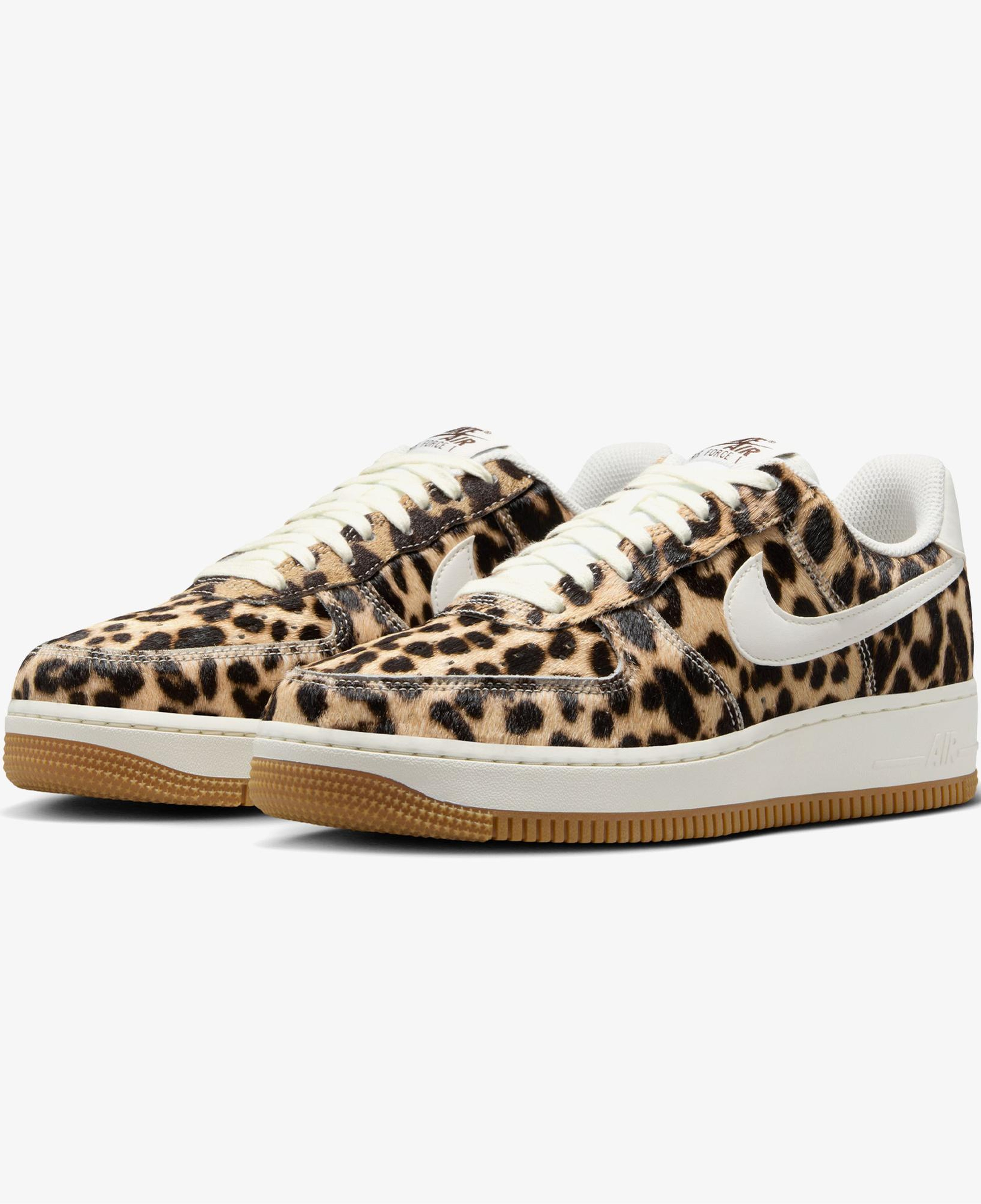 Nike Air Force 1 '07 Leopar Kadın Kahverengi Spor Ayakkabı