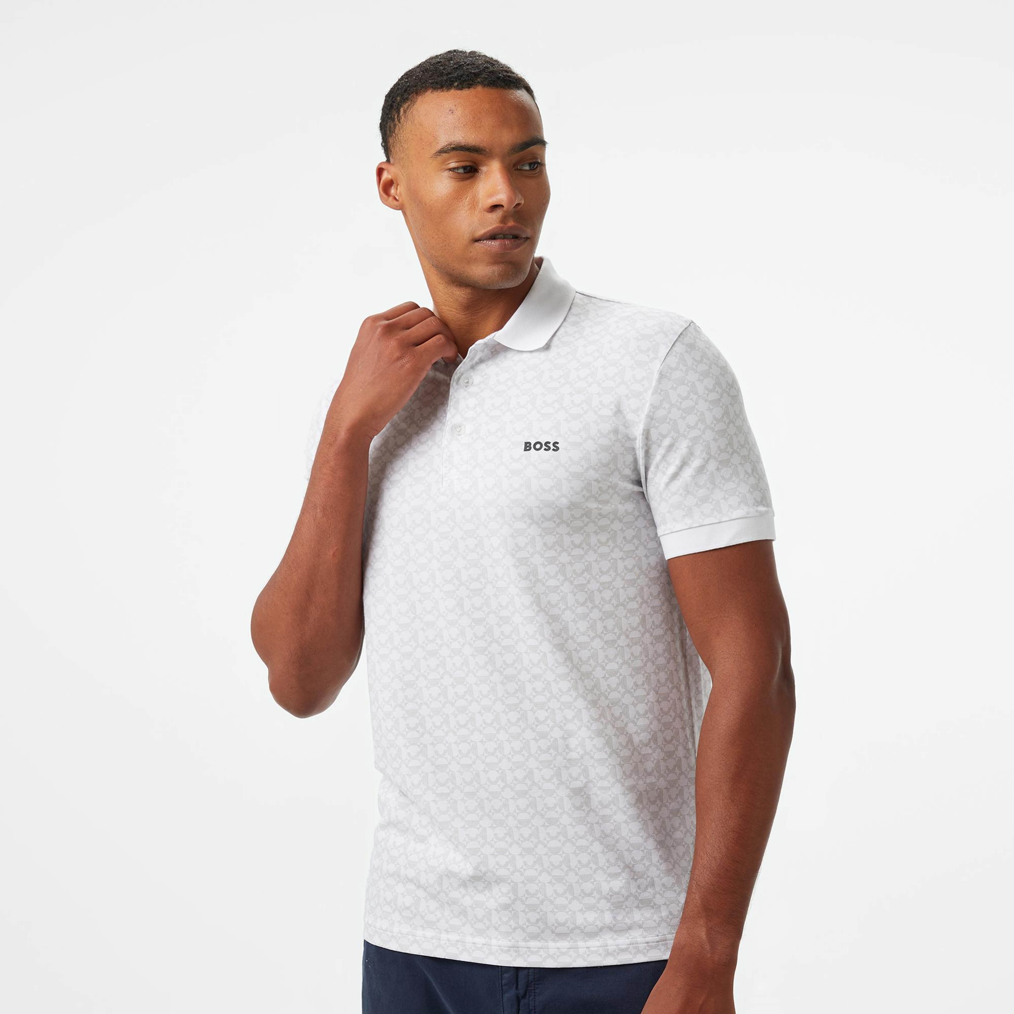 Boss Paddy Erkek Beyaz Polo