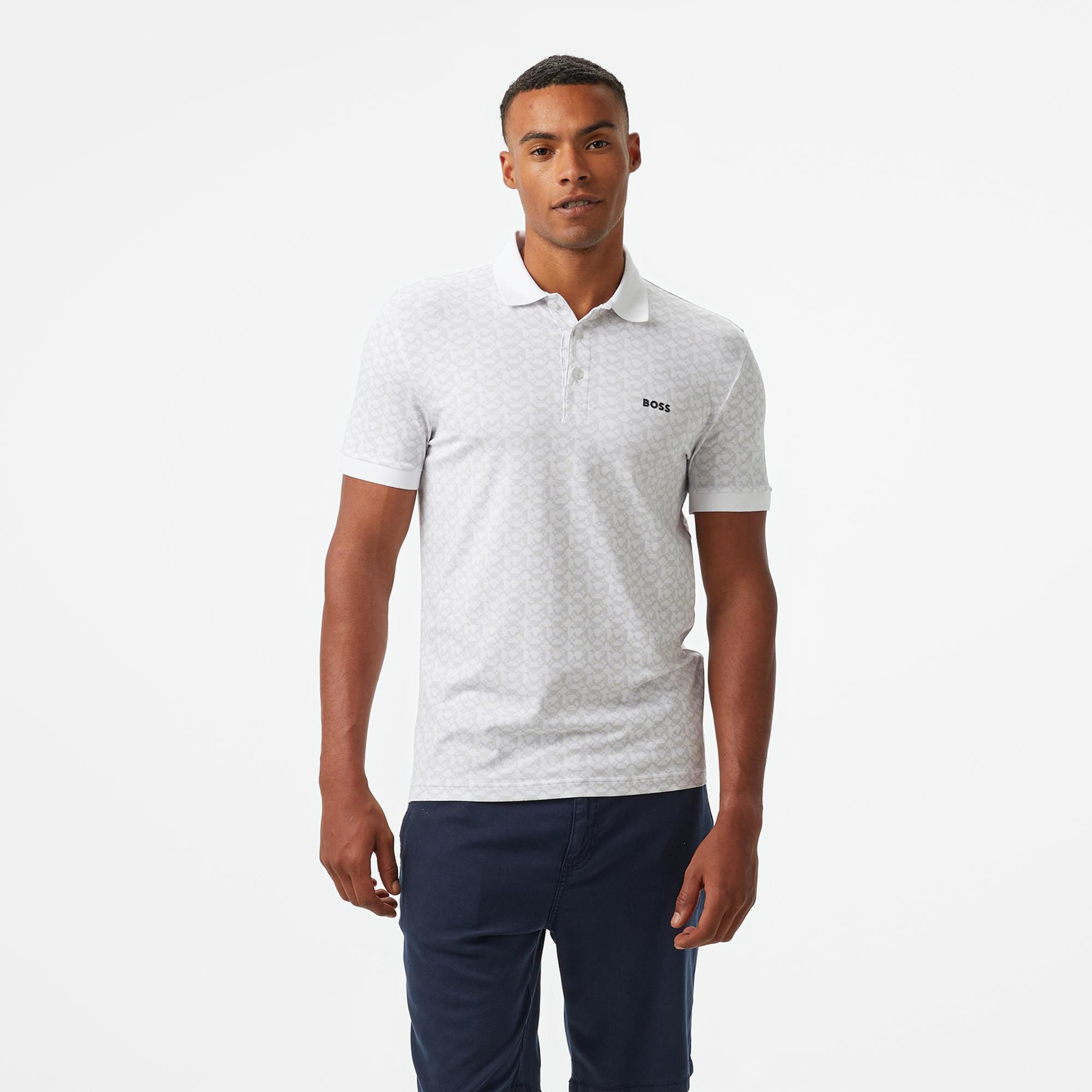 Boss Paddy Erkek Beyaz Polo