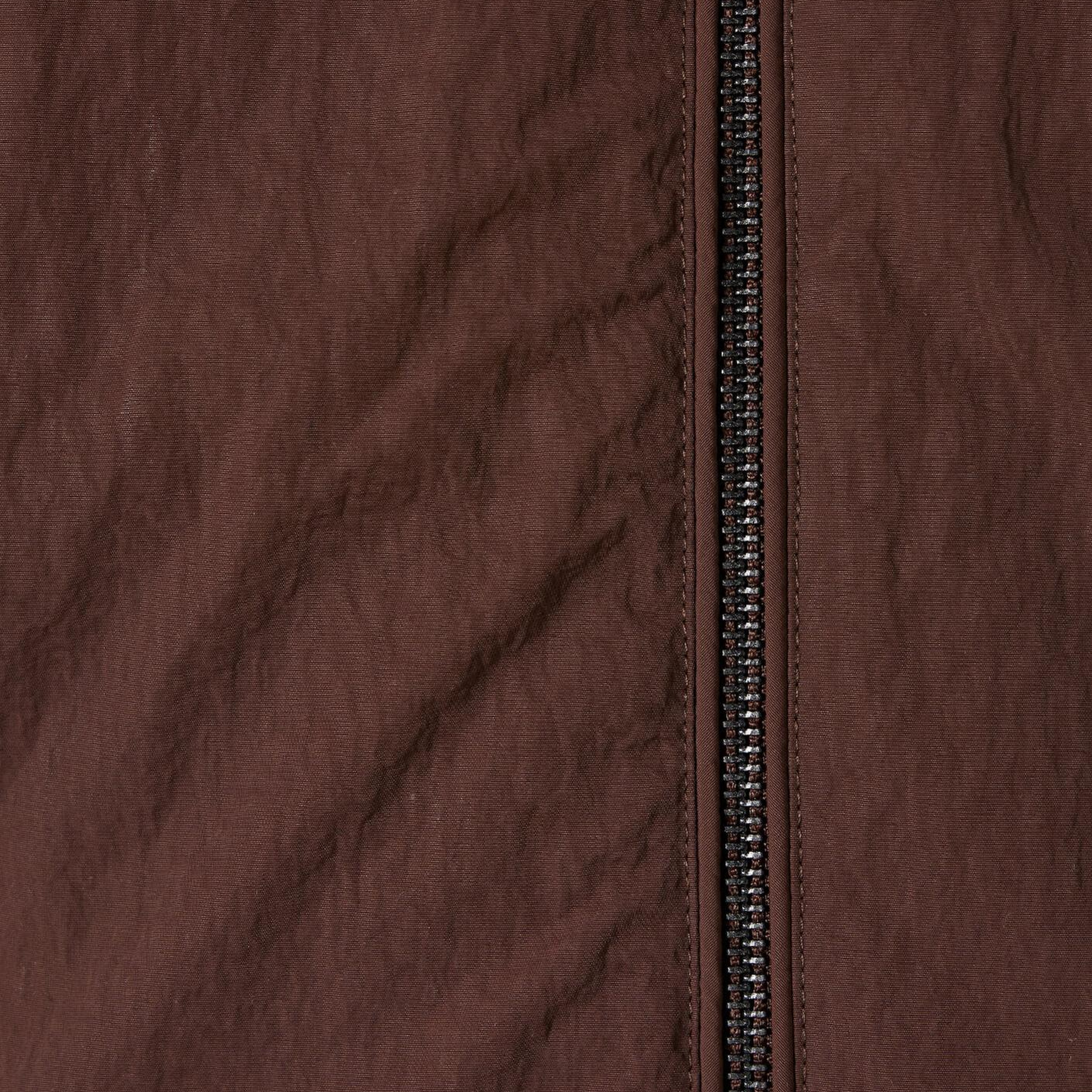 Mavi Kadife Yaka Detaylı Kahverengi Ceket Oversize / Geniş Kesim 0110778-91341