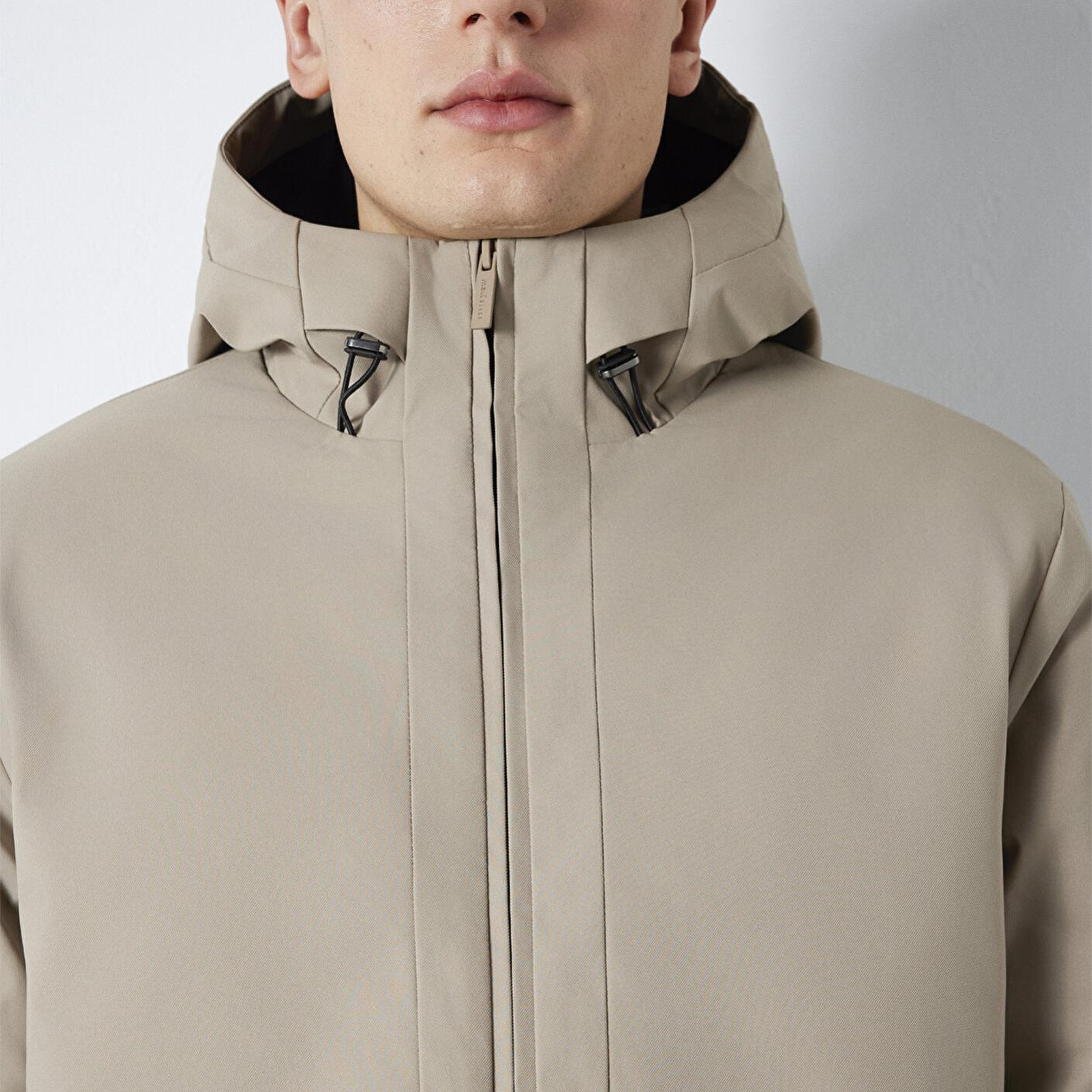 Mavi Kapüşonlu Haki Ceket Loose Fit / Bol Rahat Kesim 0110784-80697