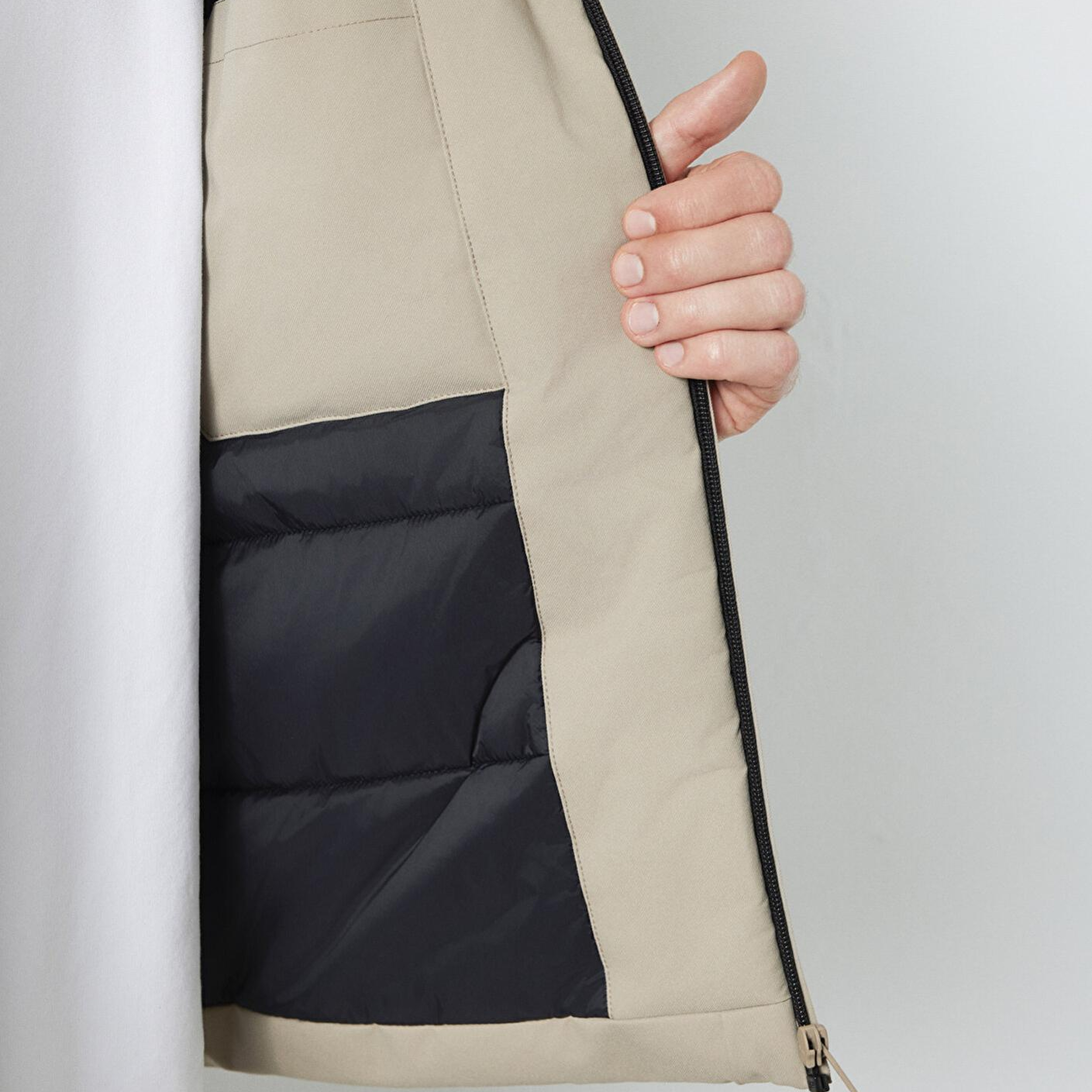 Mavi Kapüşonlu Haki Ceket Loose Fit / Bol Rahat Kesim 0110784-80697