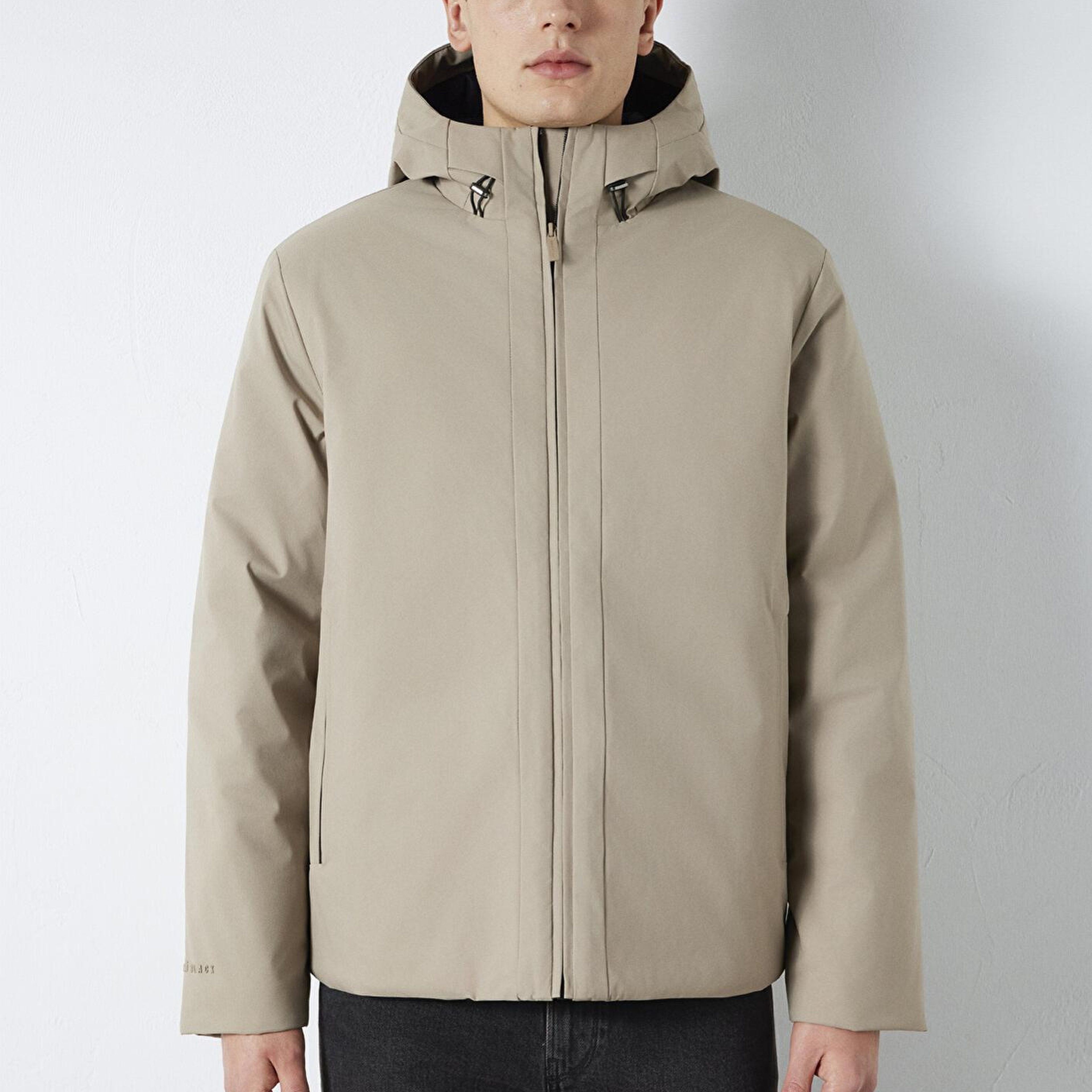 Mavi Kapüşonlu Haki Ceket Loose Fit / Bol Rahat Kesim 0110784-80697