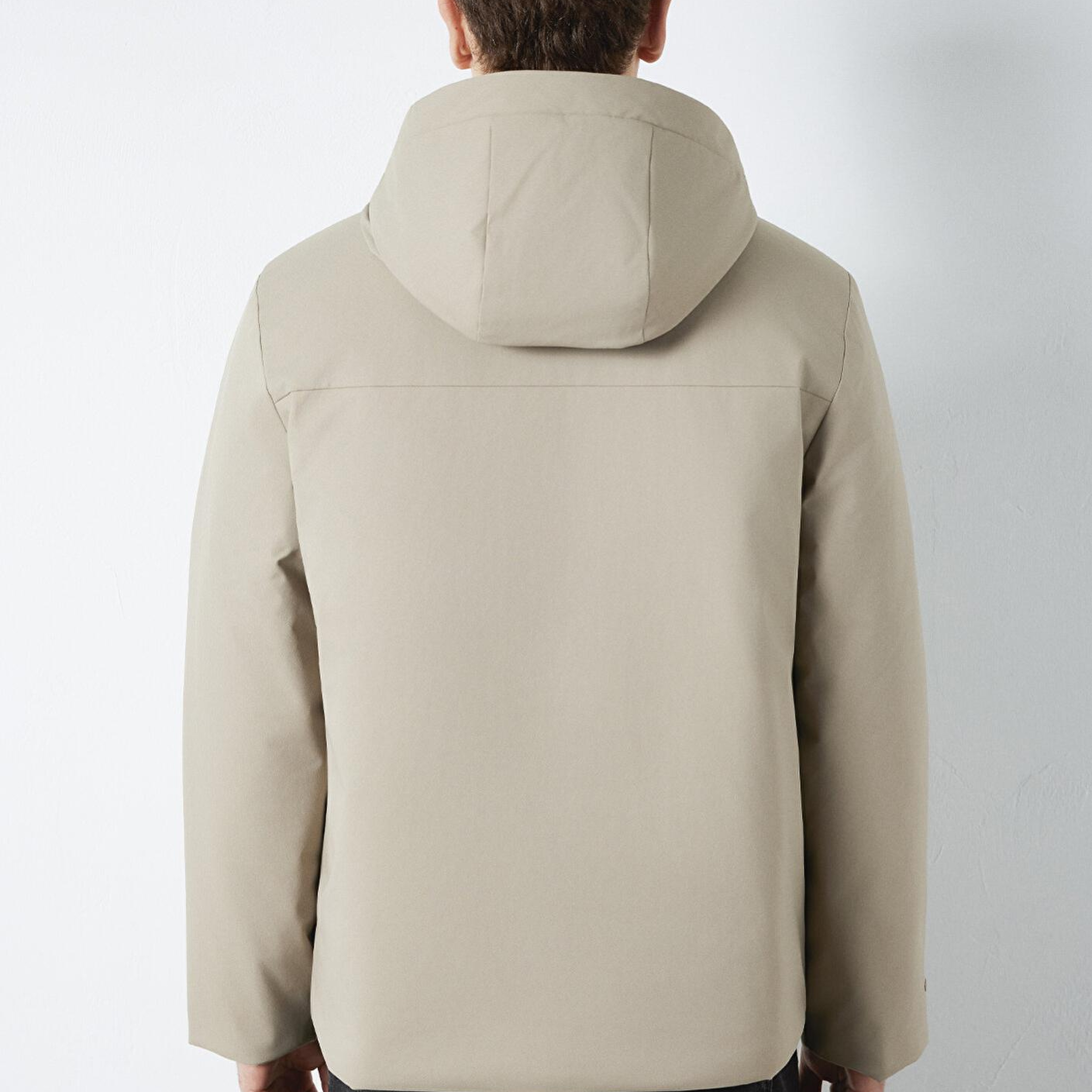 Mavi Kapüşonlu Haki Ceket Loose Fit / Bol Rahat Kesim 0110784-80697