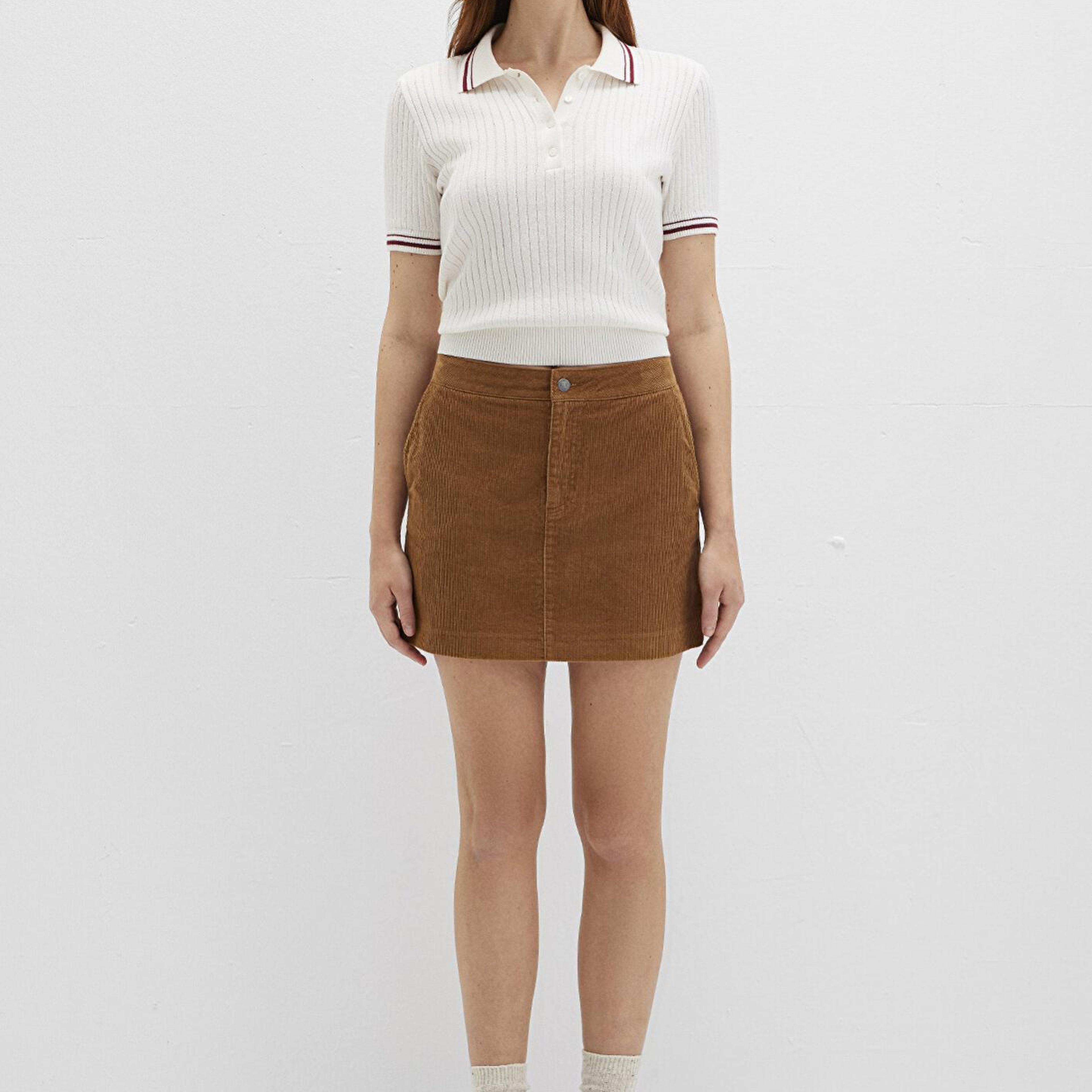 Mavi Kahverengi Kadife Etek 1310831-91393