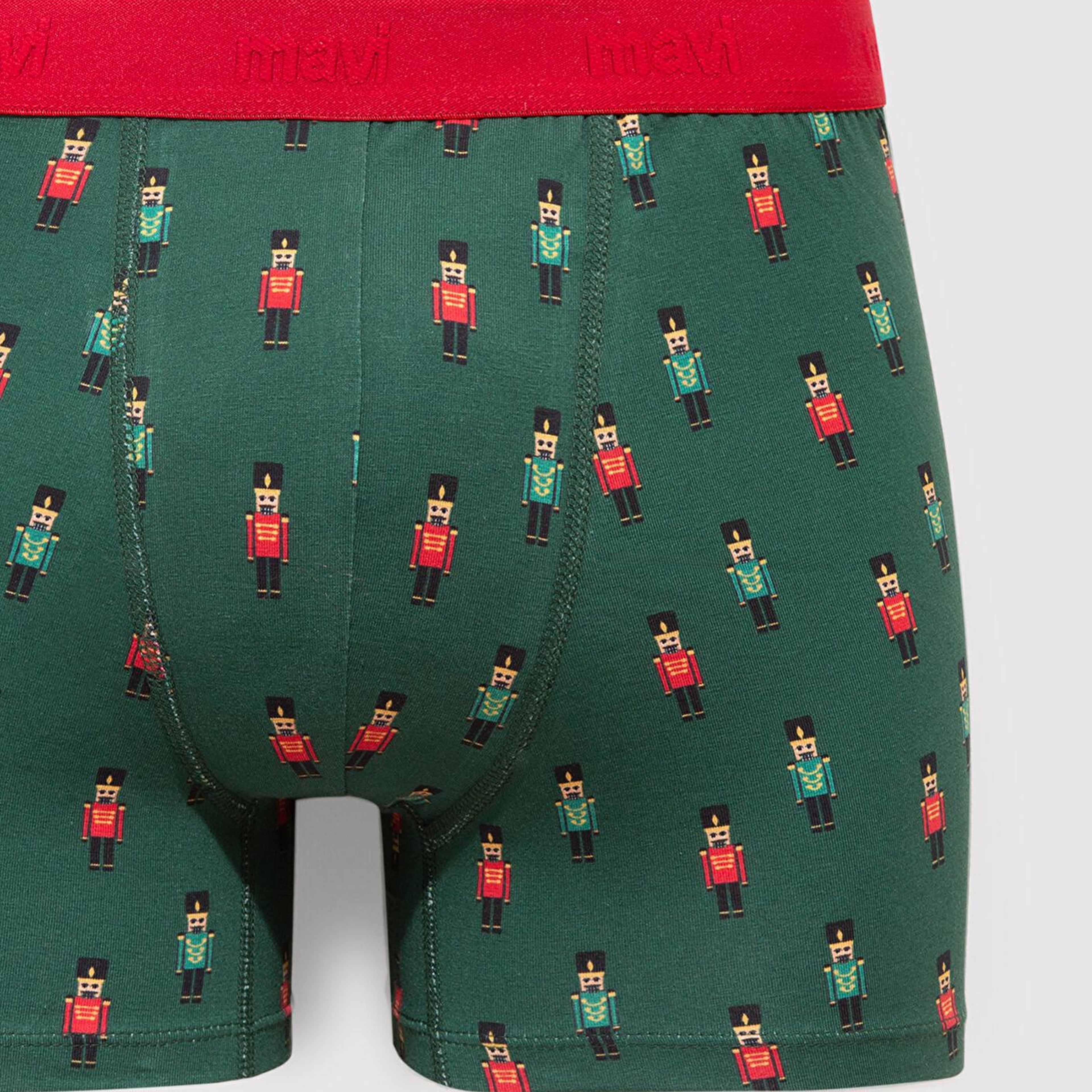 Mavi Yılbaşı Temalı Baskılı Boxer 0912138-71871