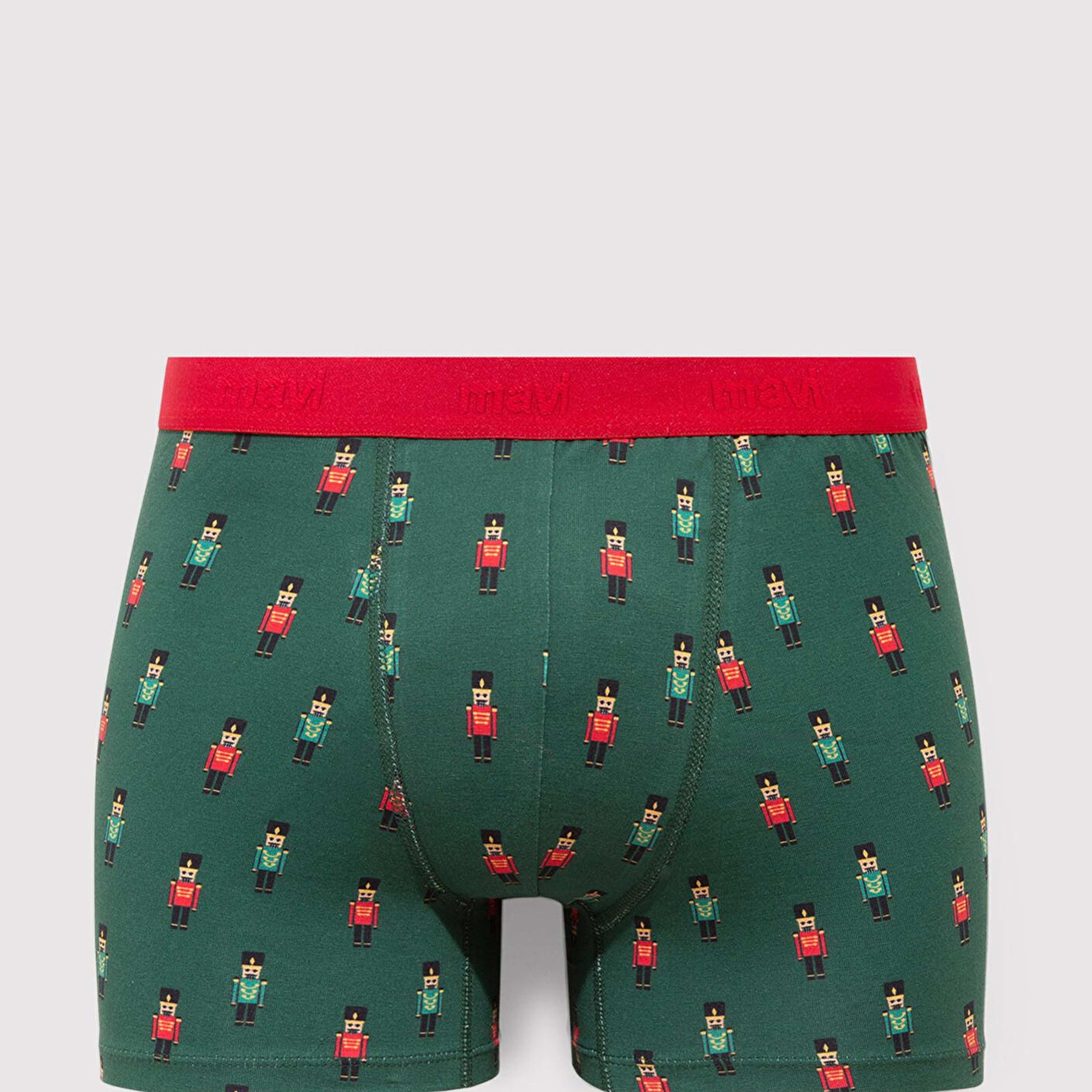 Mavi Yılbaşı Temalı Baskılı Boxer 0912138-71871