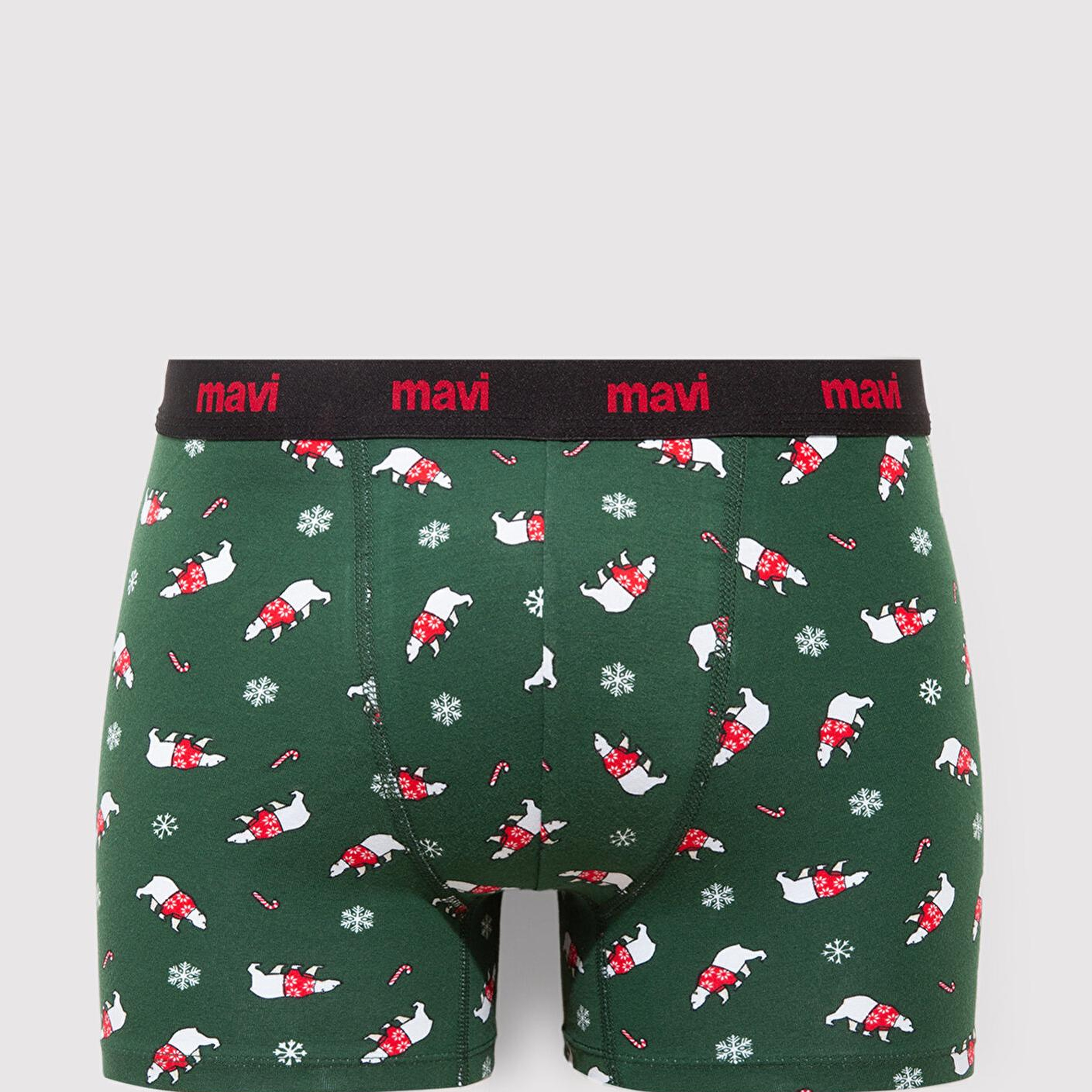 Mavi Yılbaşı Temalı Baskılı Boxer 0912140-71871