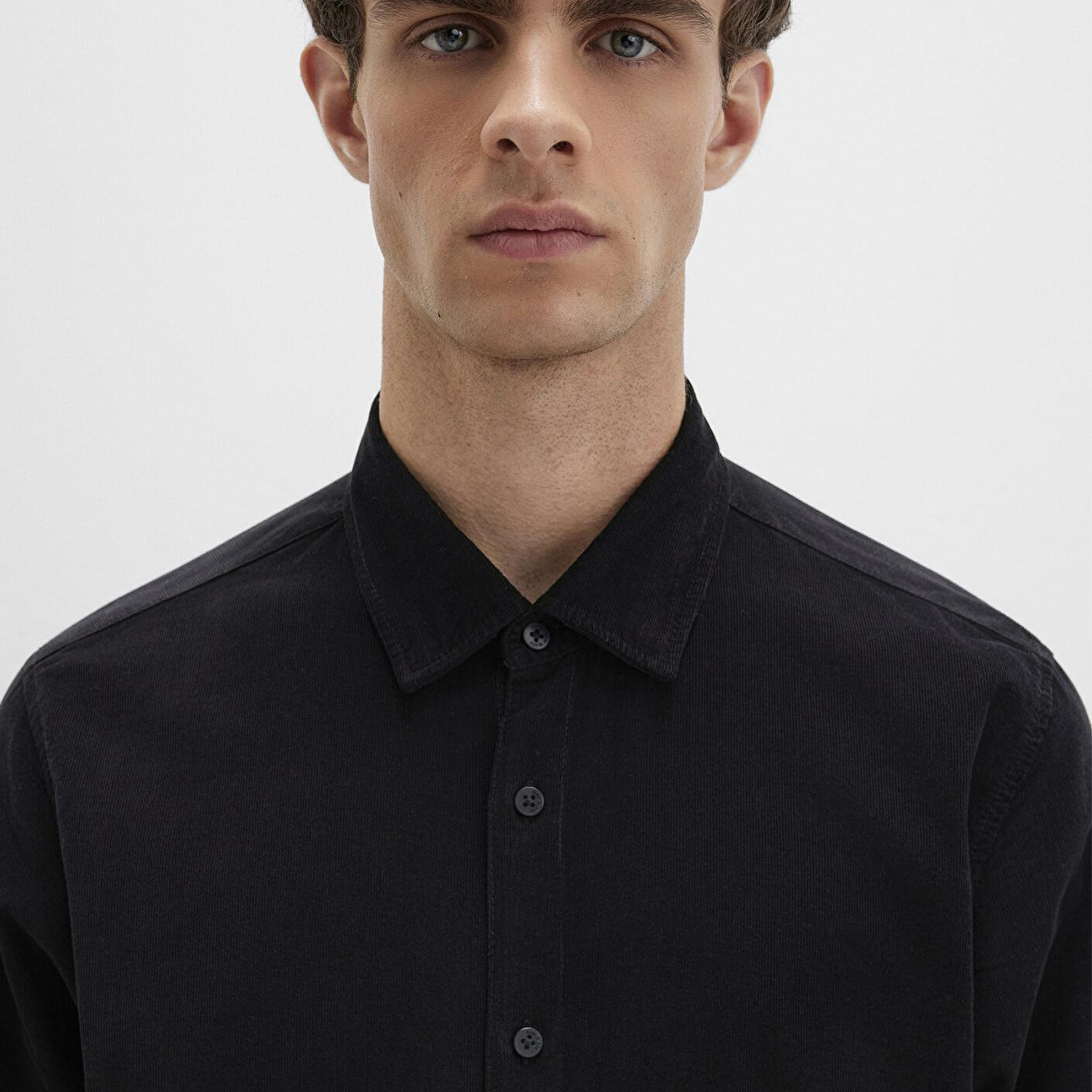 Mavi Mavi Black Kadife Siyah Gömlek Regular Fit / Normal Kesim 0211746-900