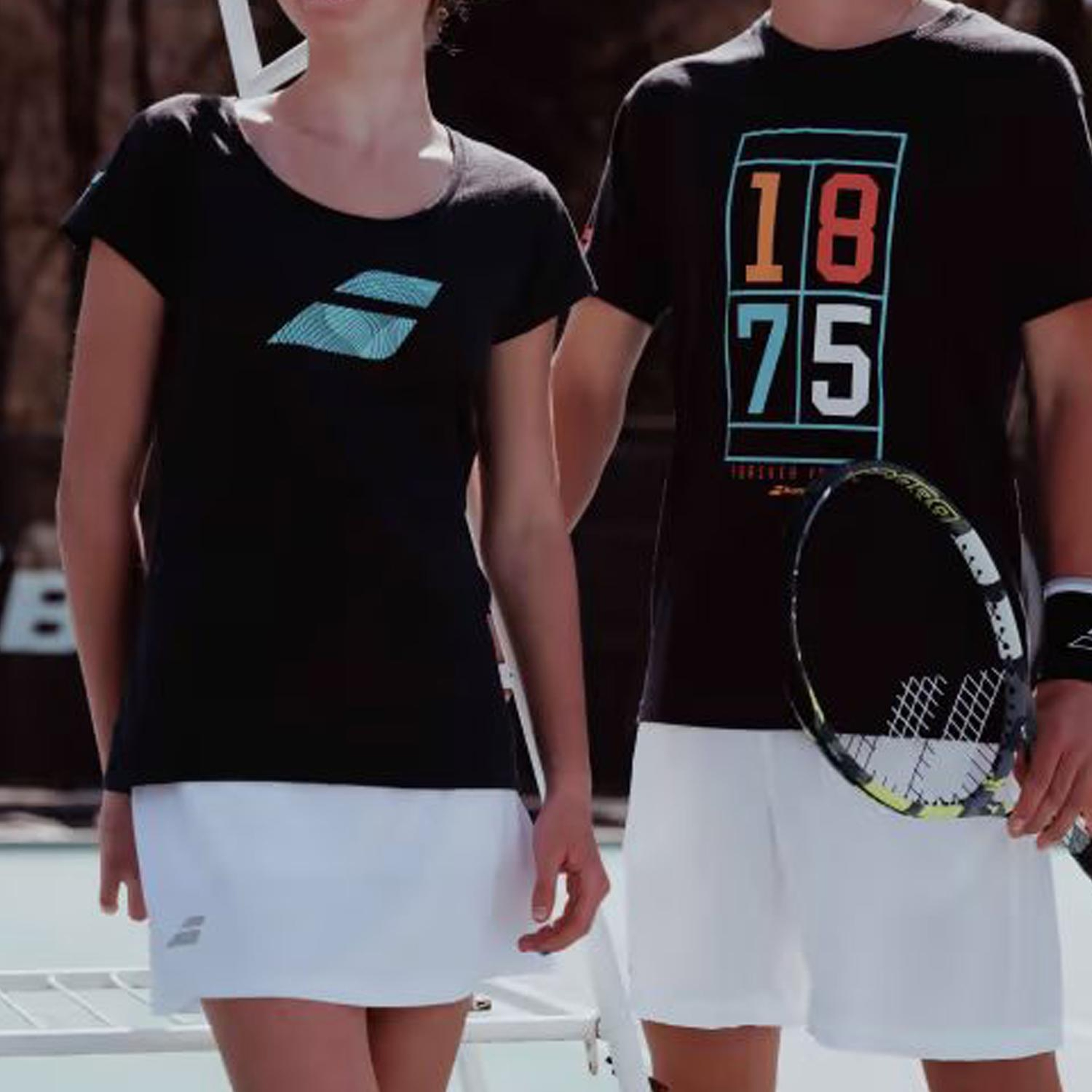 Babolat Exercise Flag Kadın Siyah Tişört