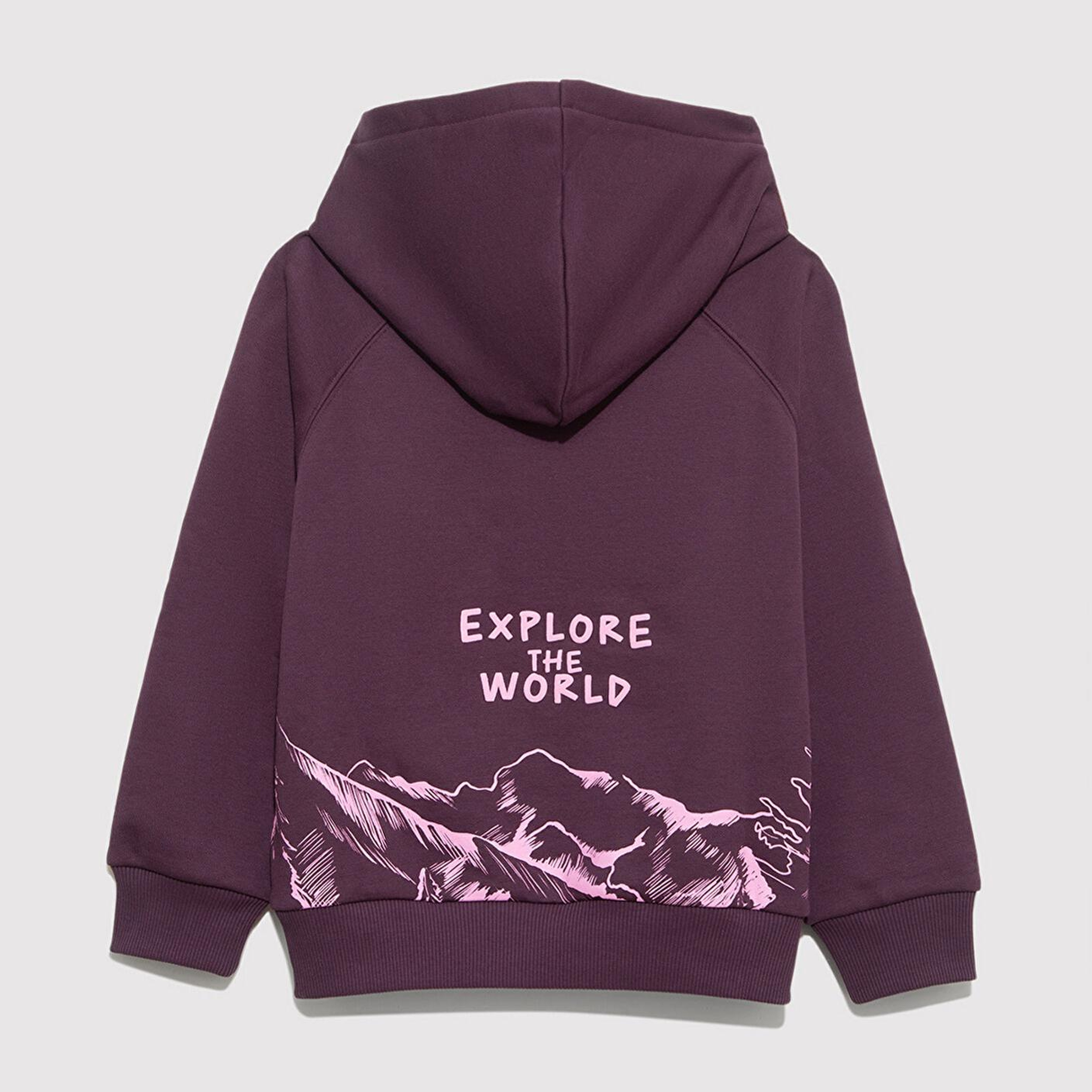 Mavi Baskılı Mor Sweatshirt 7S10154-70635