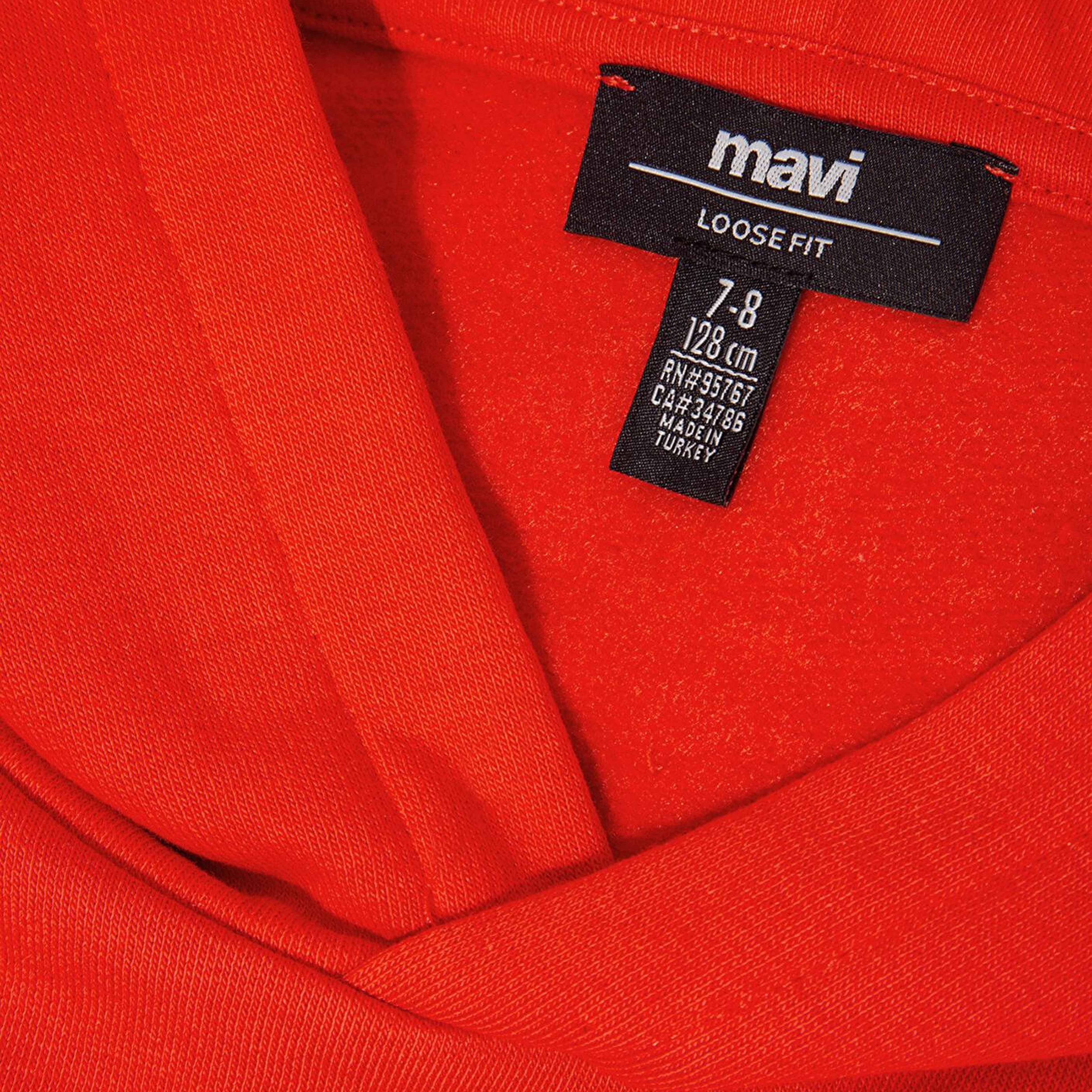 Mavi Hot Wheels Baskılıı Turuncu Sweatshirt 6S10156-88523