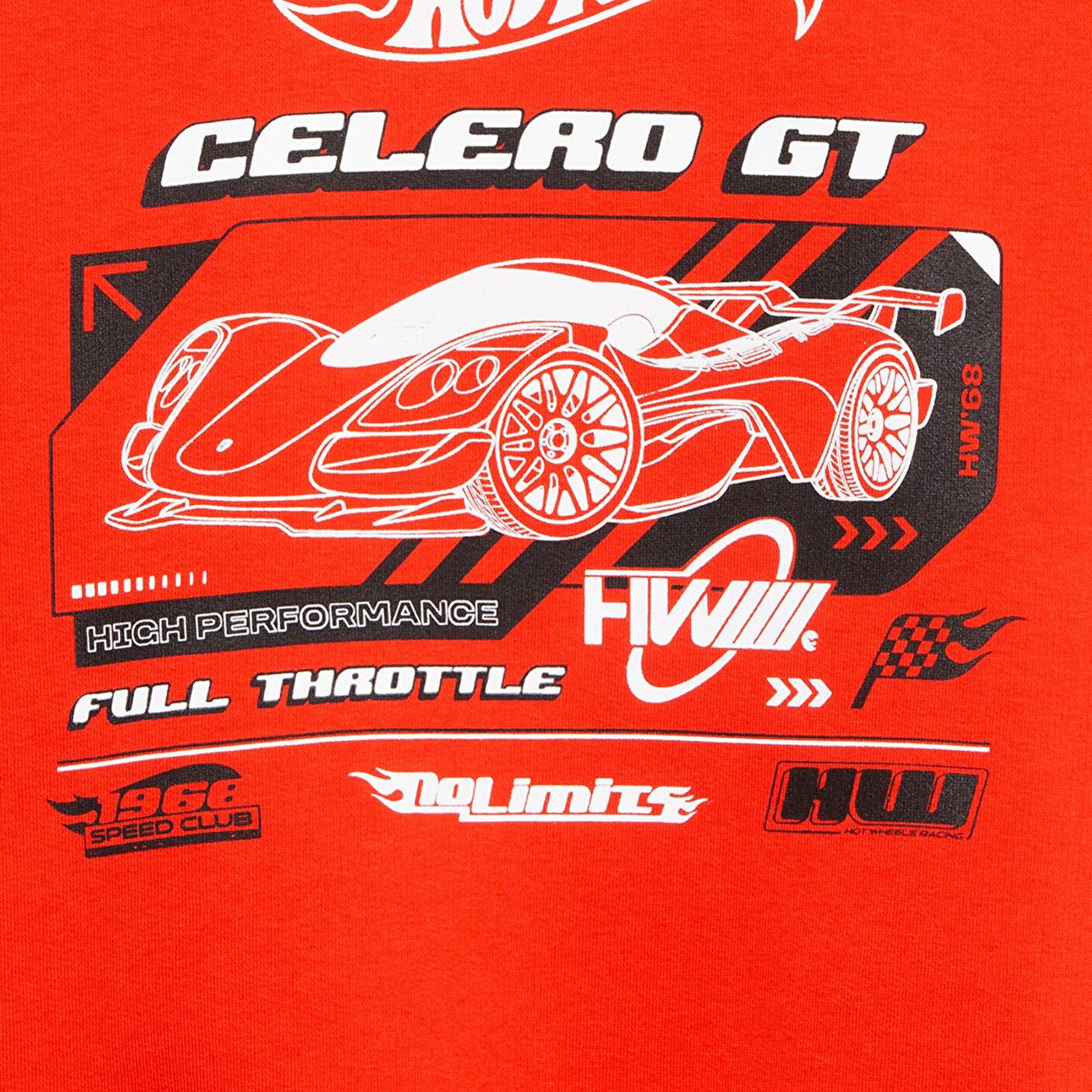 Mavi Hot Wheels Baskılıı Turuncu Sweatshirt 6S10156-88523