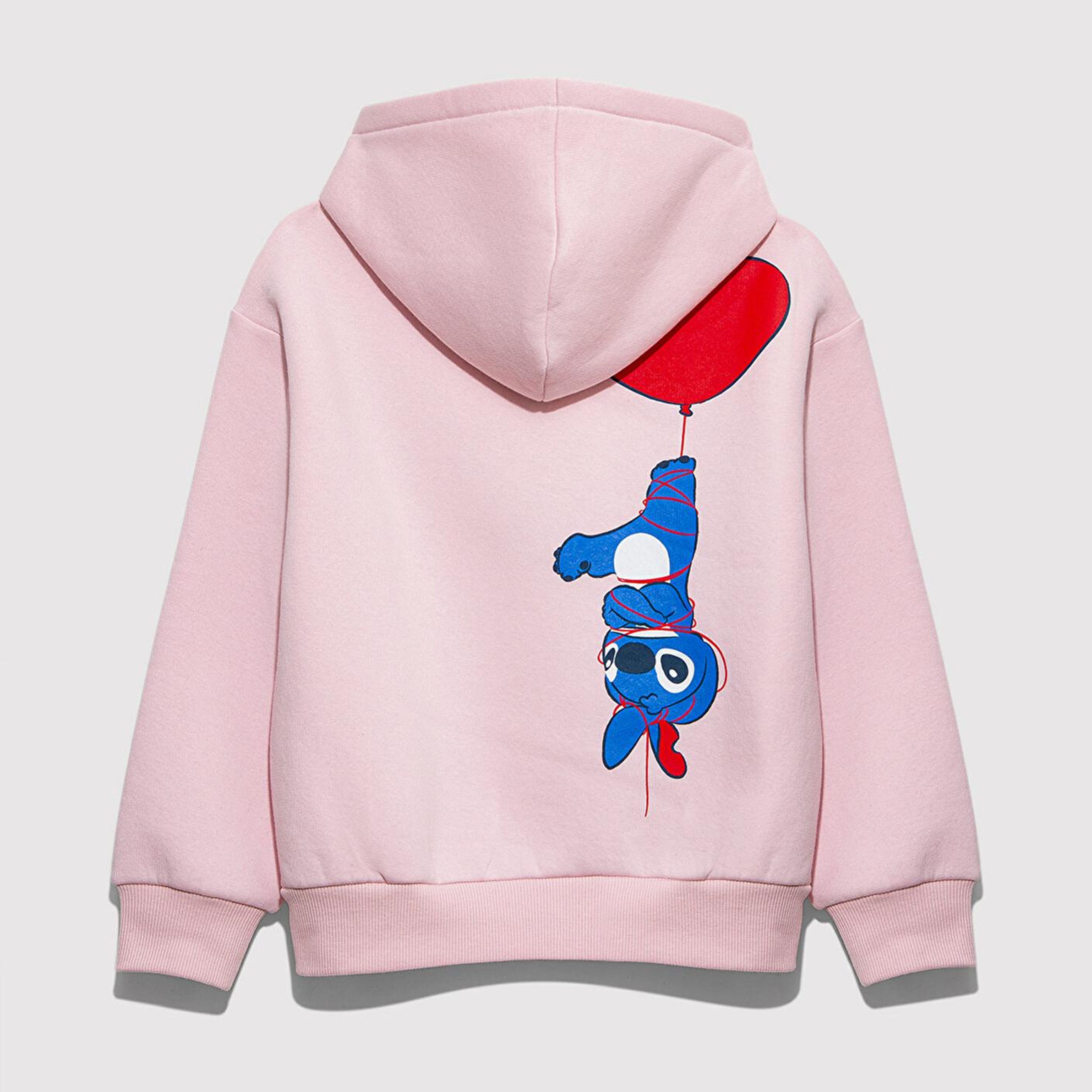 Mavi Stitch Baskılı Kapüşonlu Pembe Sweatshirt 7S10165-71007