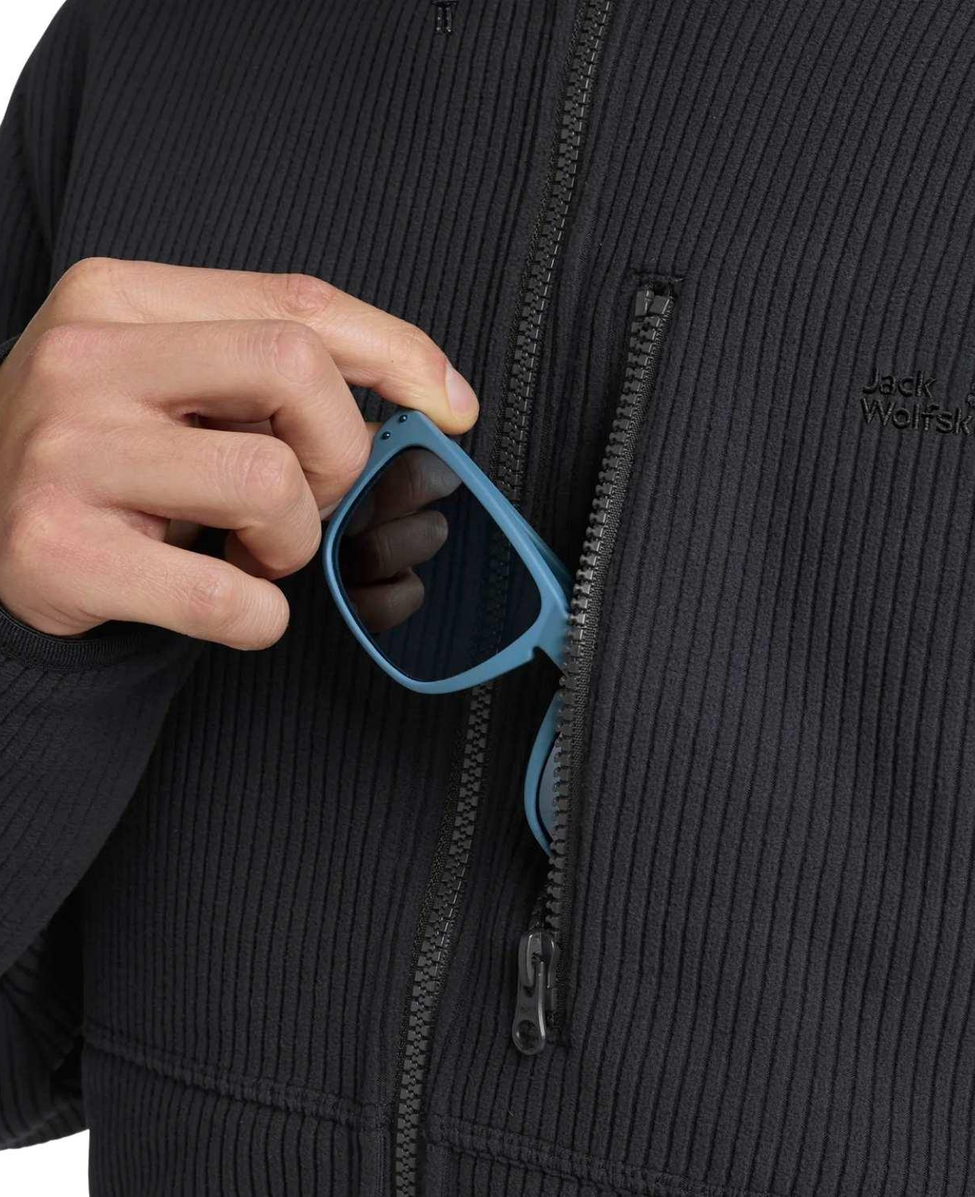 Jack Wolfskin Lake Ridge Erkek Siyah Outdoor Ceketi