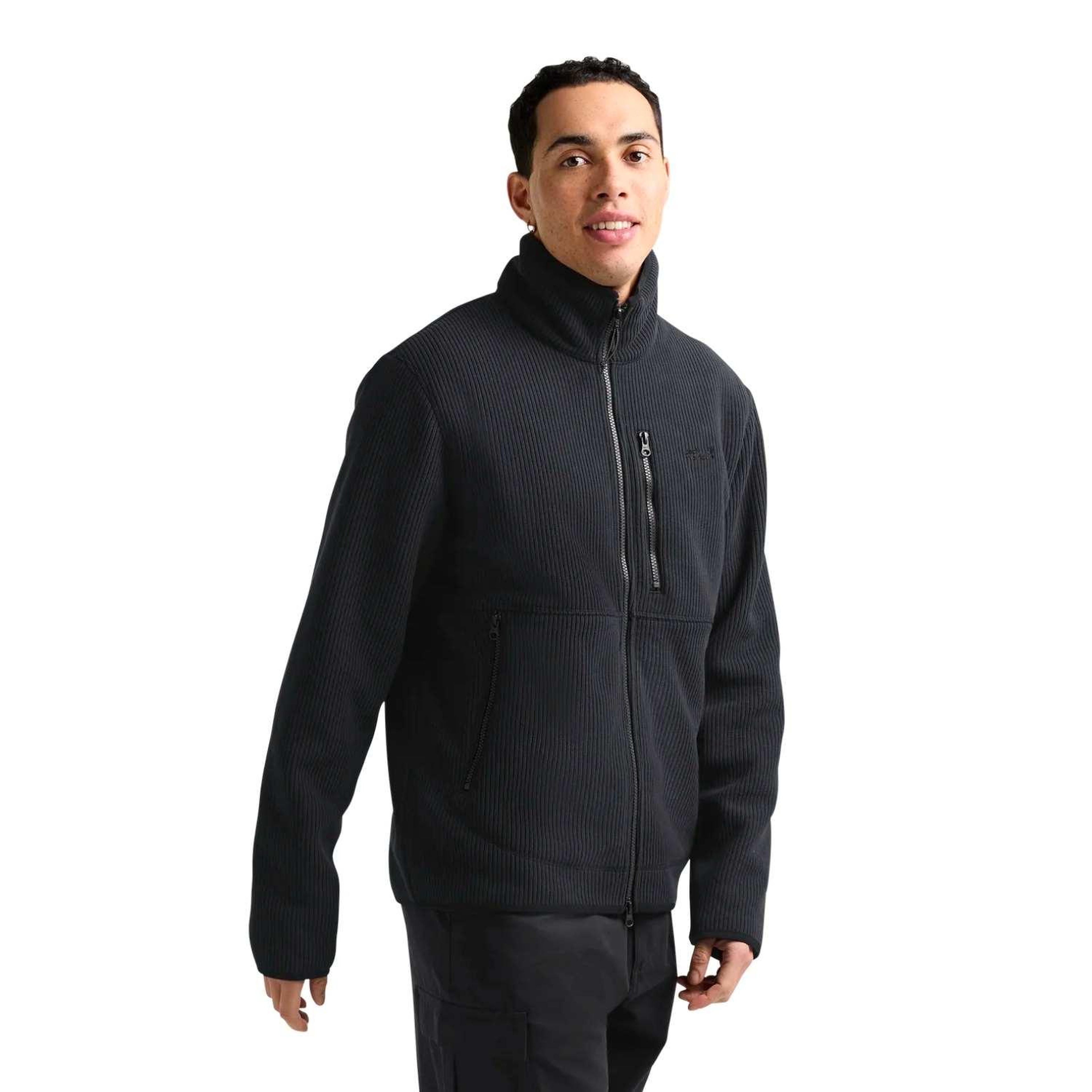 Jack Wolfskin Lake Ridge Erkek Siyah Outdoor Ceketi