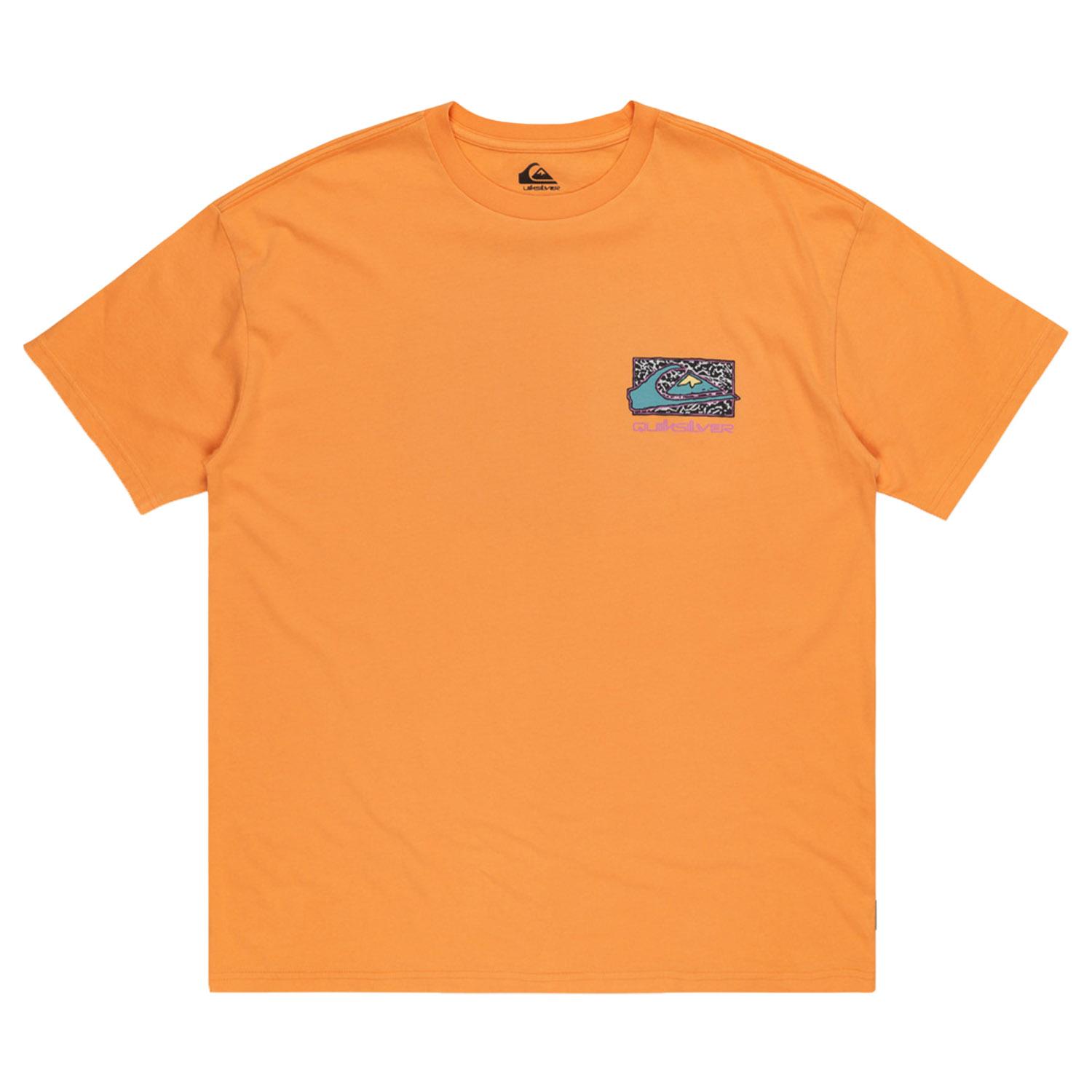 Quiksilver Spin Cycle Erkek Turuncu Tişört