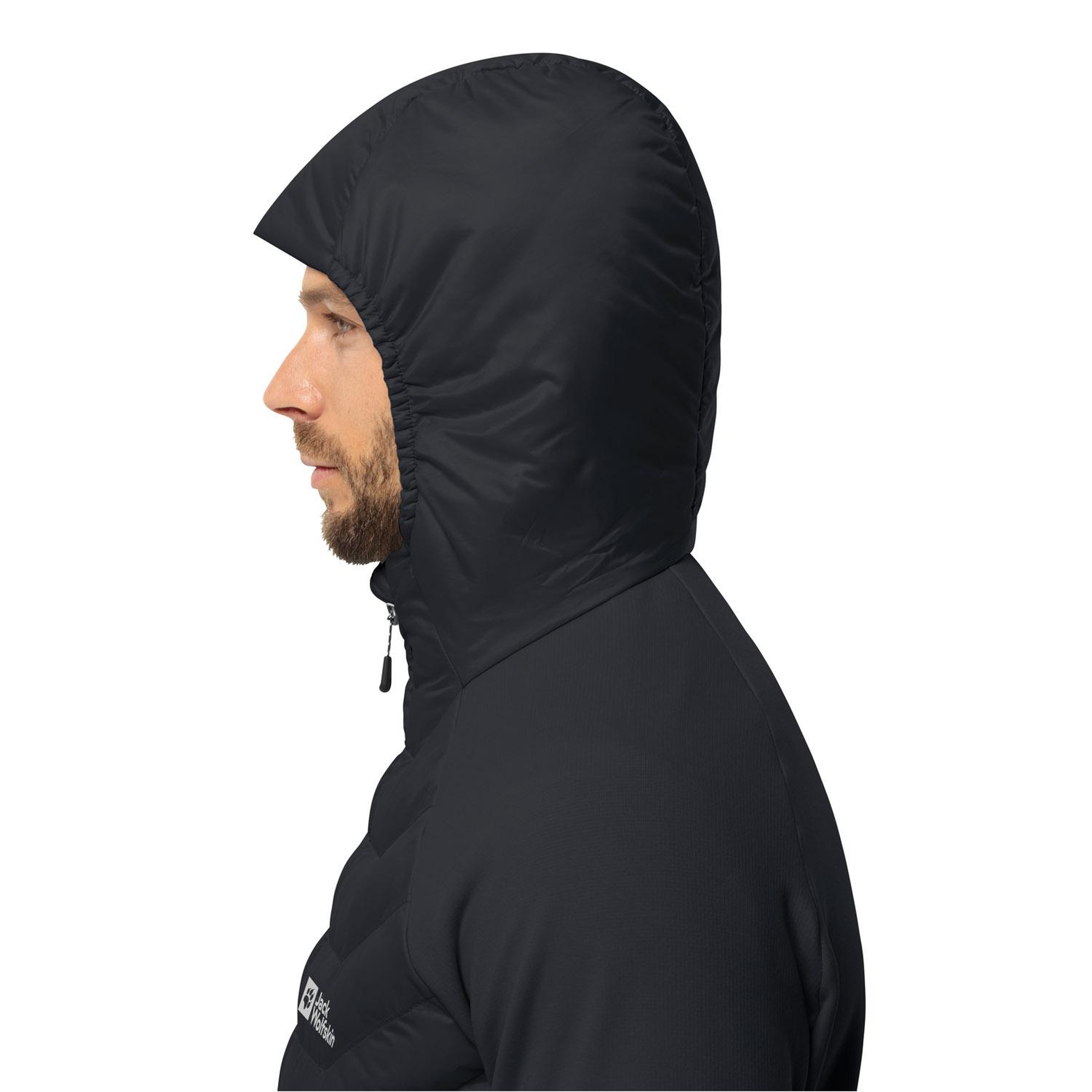 Jack Wolfskin Routeburn Pro Hybrid Erkek Siyah Outdoor Ceketi