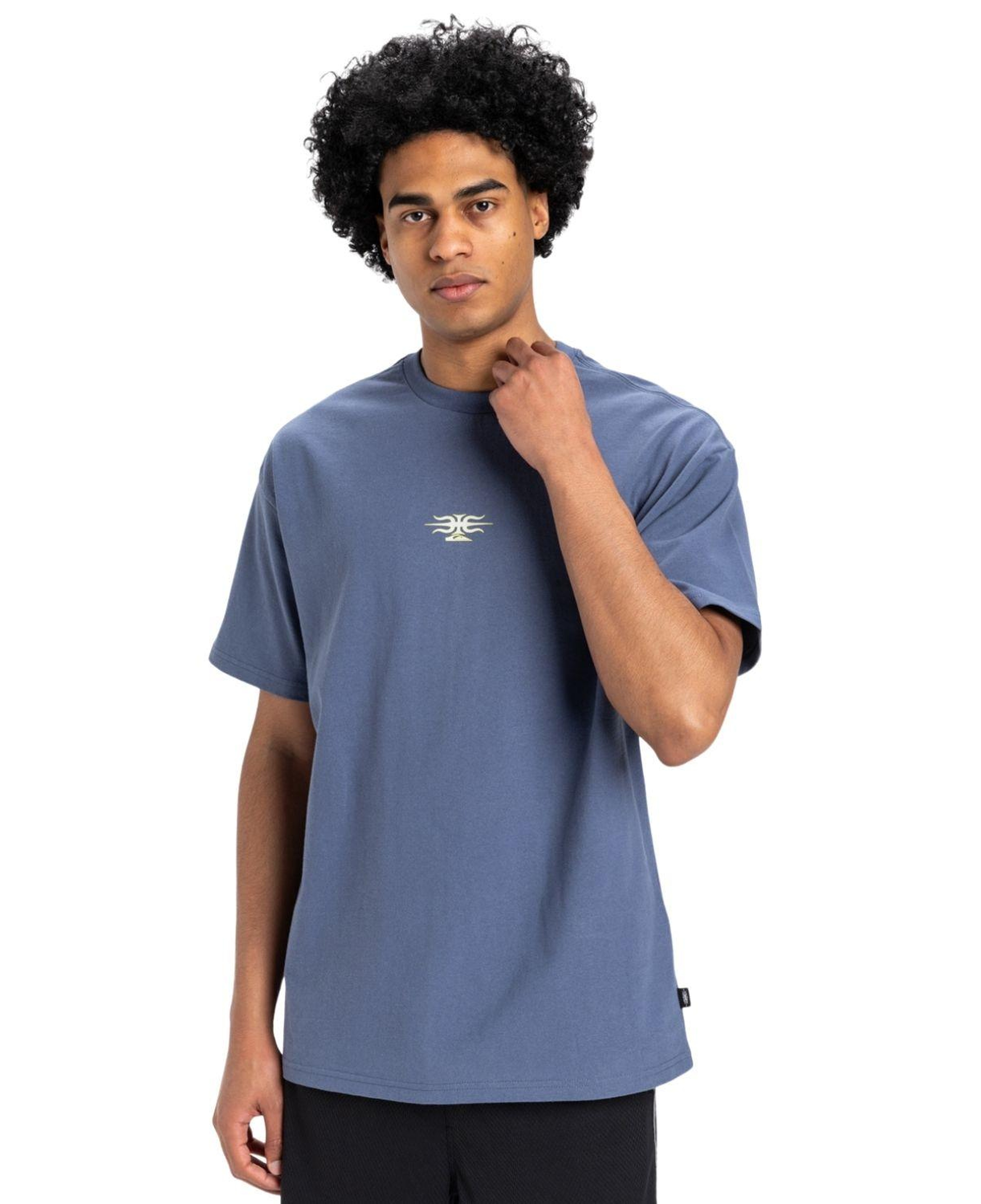 Quiksilver Mercury Tribe Erkek Mavi Tişört