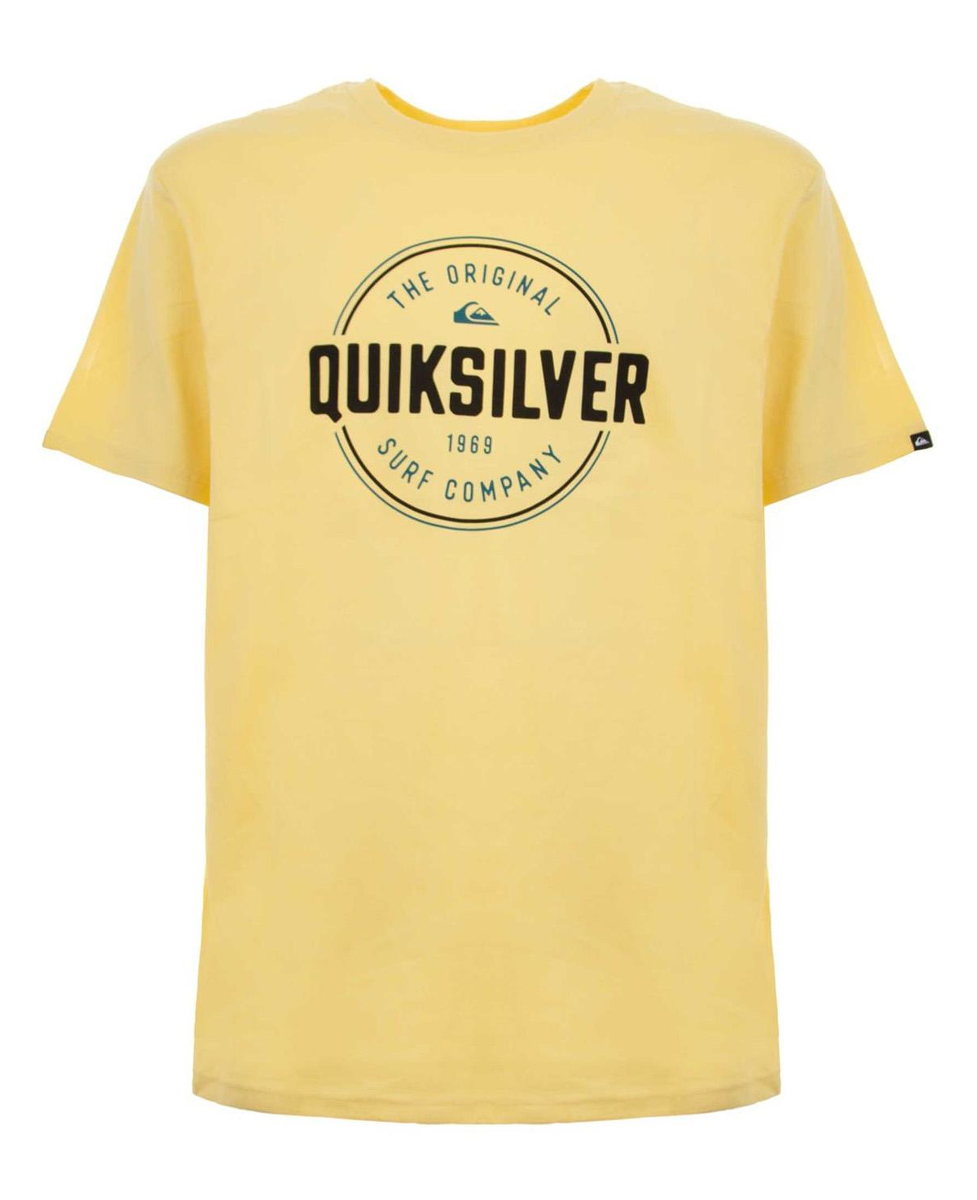 Quiksilver Circle Up Erkek Sarı Tişört