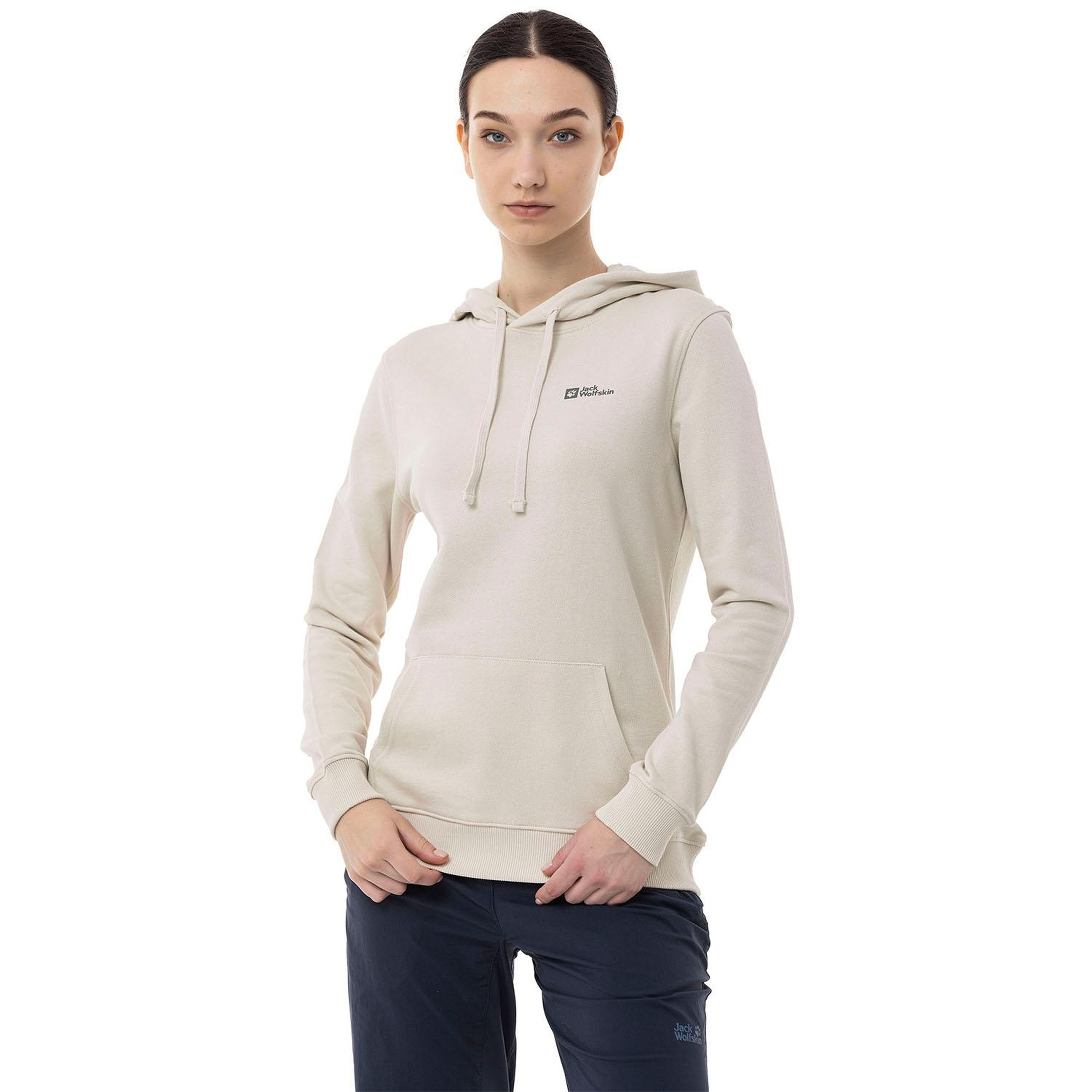 Jack Wolfskin Alice Hoody Kadın Bej Sweatshirt