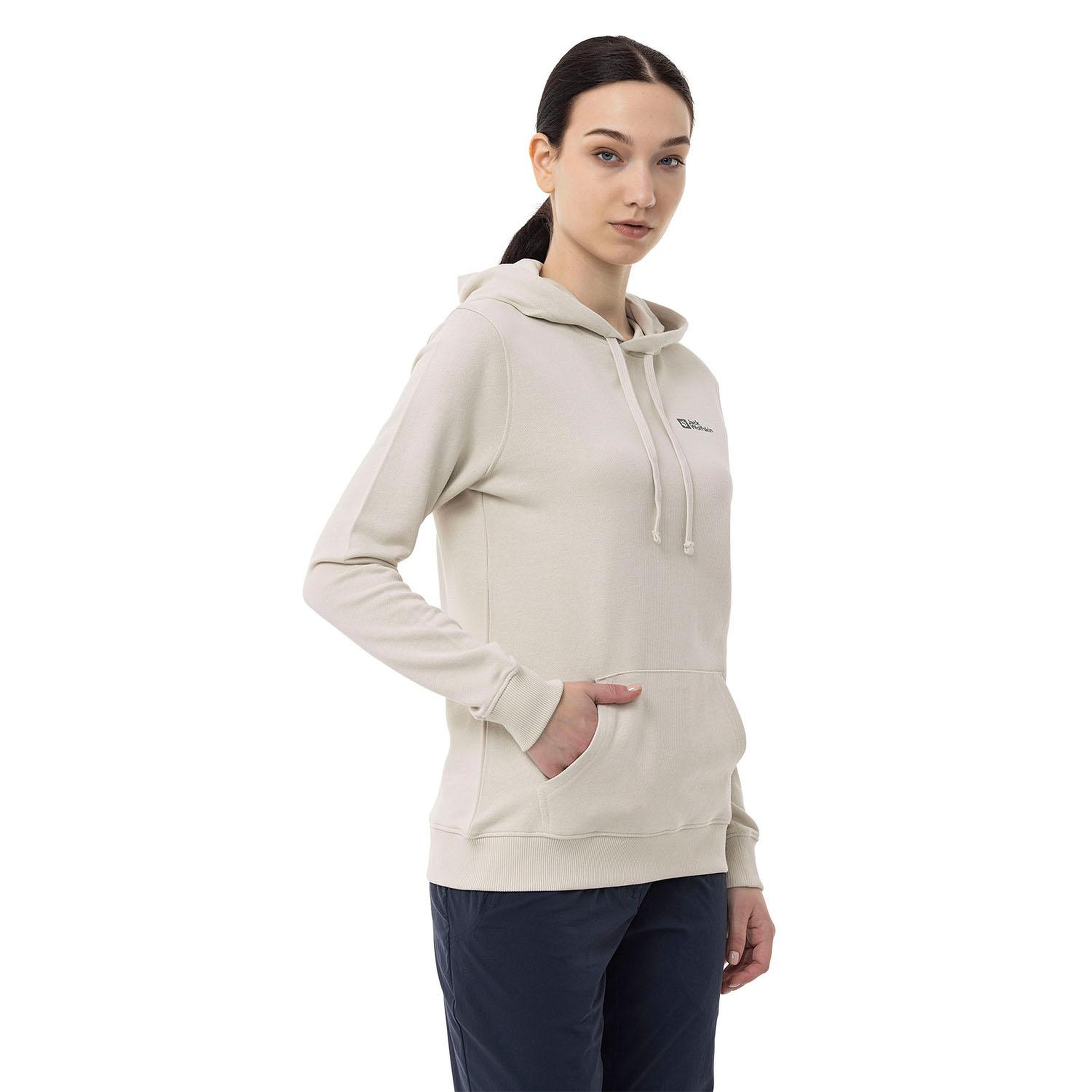 Jack Wolfskin Alice Hoody Kadın Bej Sweatshirt