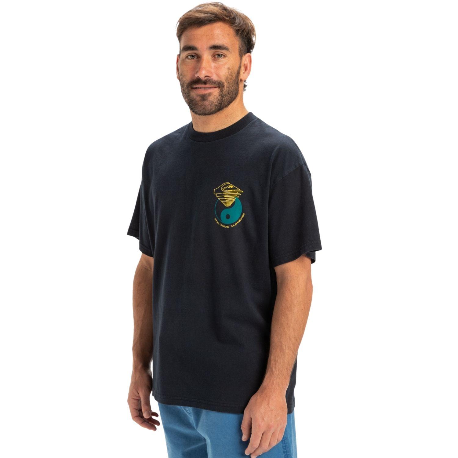 Quiksilver Hw Hypnotic Wave Erkek Siyah Tişört