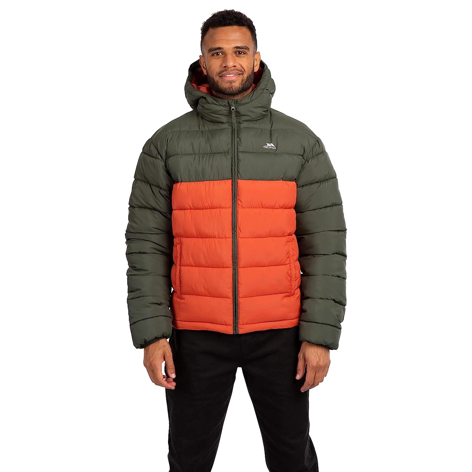 Trespass Oskar - Padded Erkek Yeşil Outdoor Ceketi