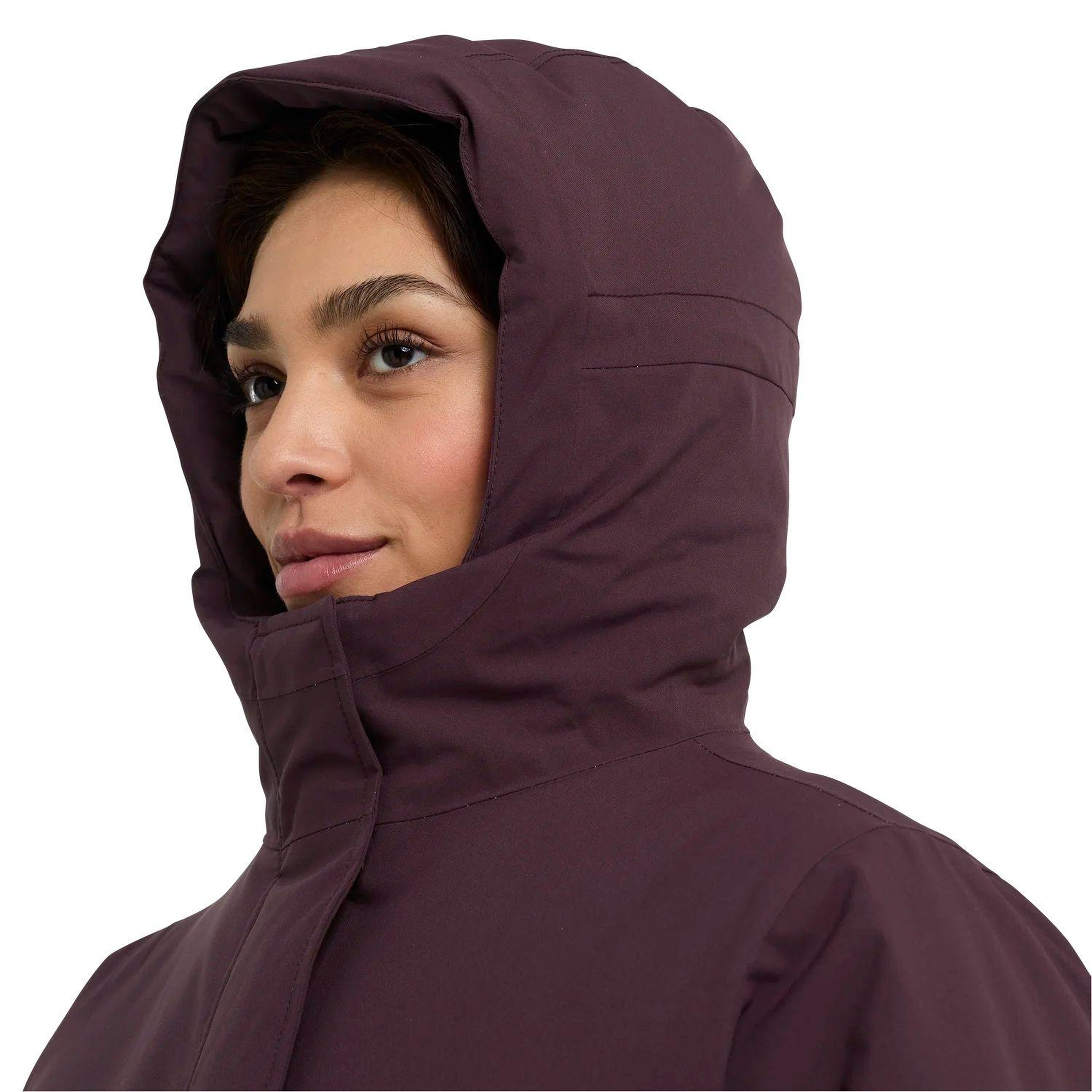 Jack Wolfskin Wintertide Kadın Mor Outdoor Ceketi