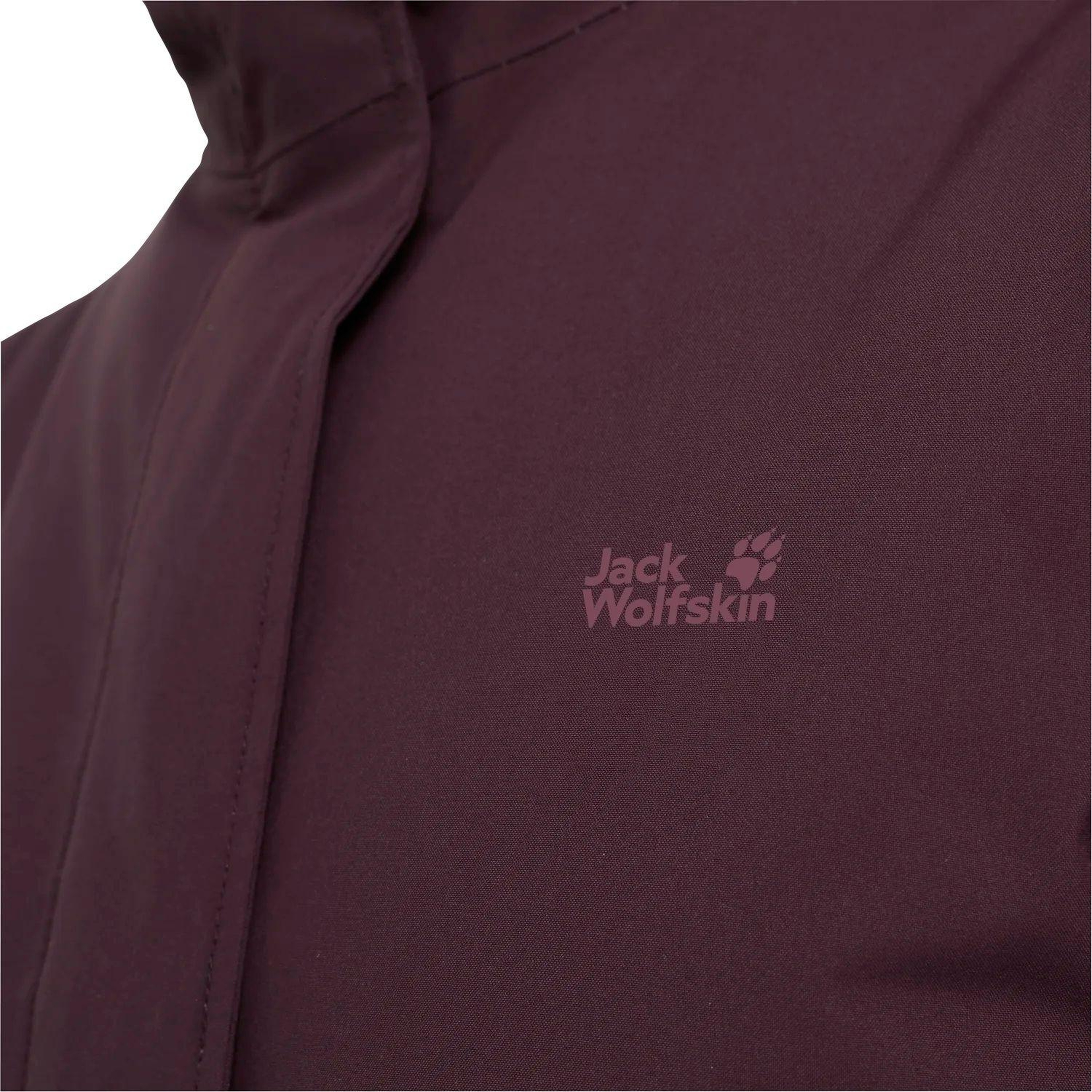 Jack Wolfskin Wintertide Kadın Mor Outdoor Ceketi