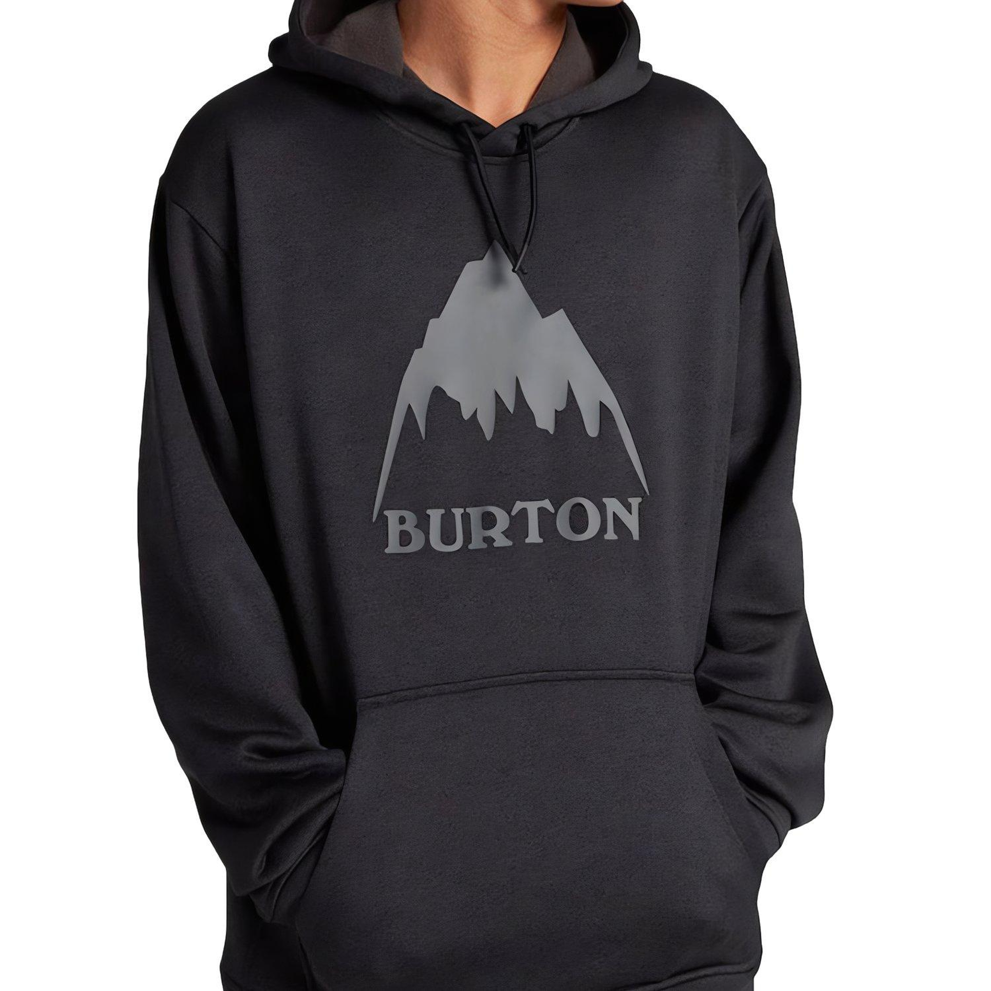 Burton Oak Pullover Hoodie Erkek Siyah Sweatshirt