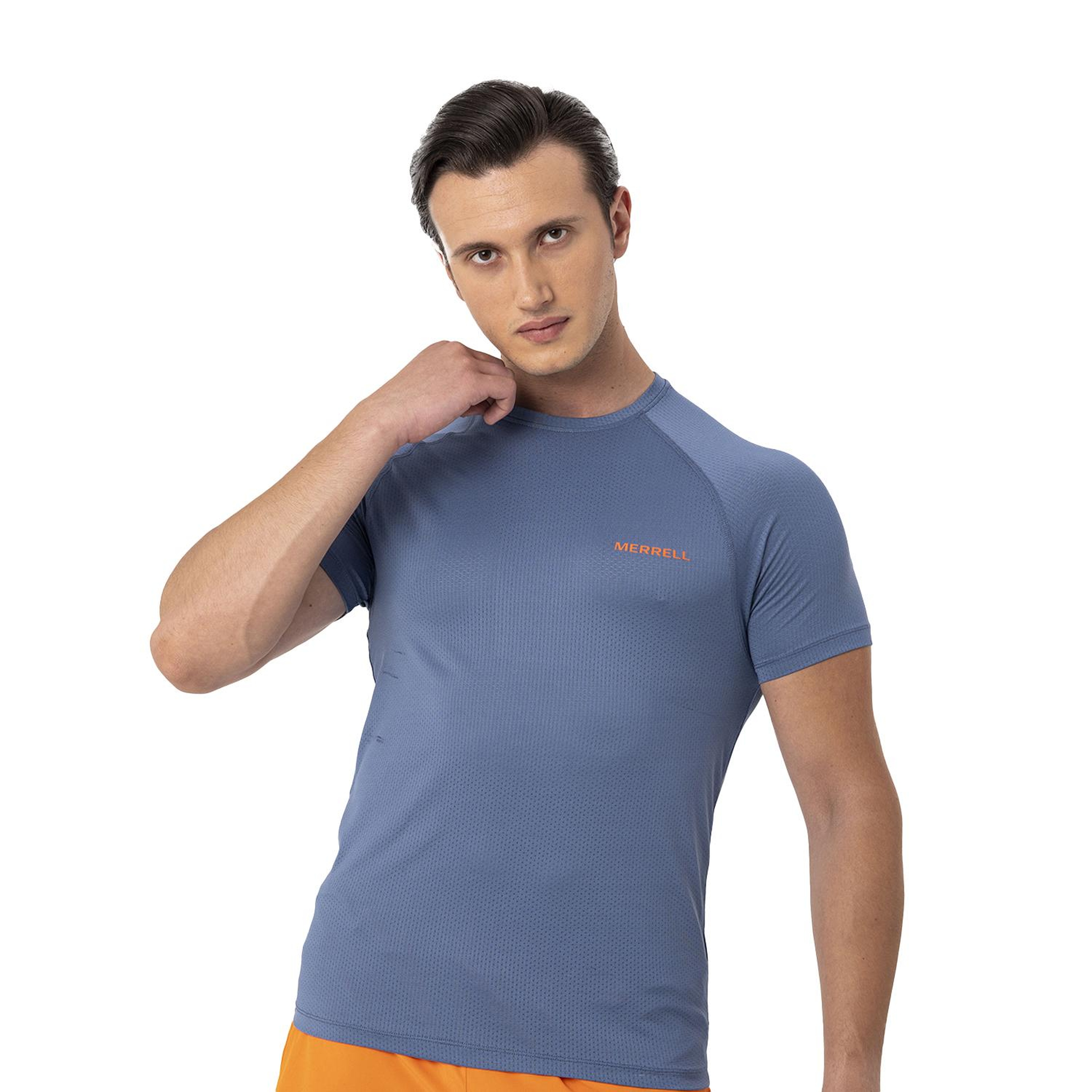 Merrell Tend Erkek Mavi Koşu Tişört